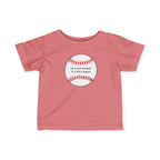 "My Uncle Peaked in Little League" - Infant Baseball Shirt