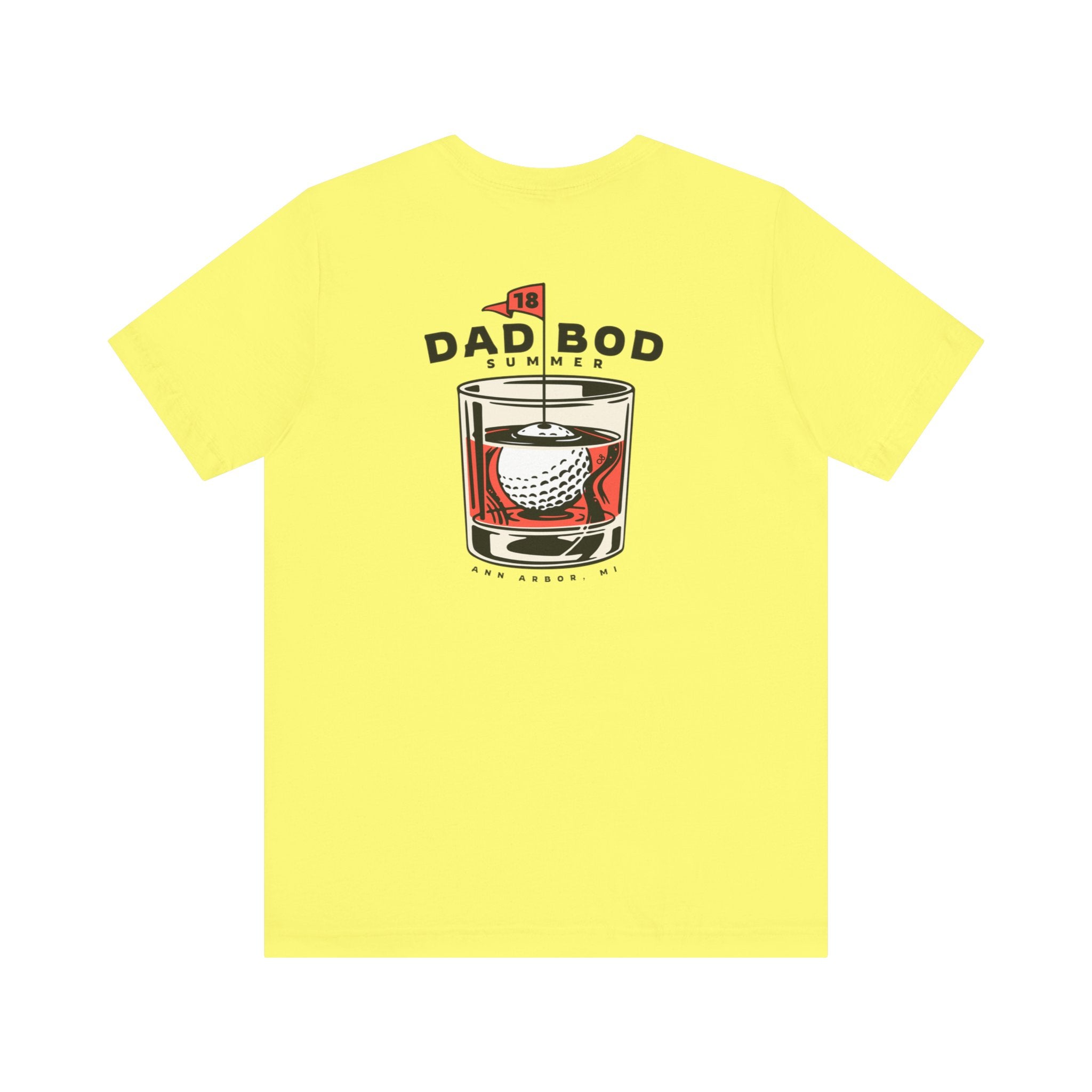 "The 18th Hole in Ann Arbor, Michigan" - Golf T Shirts