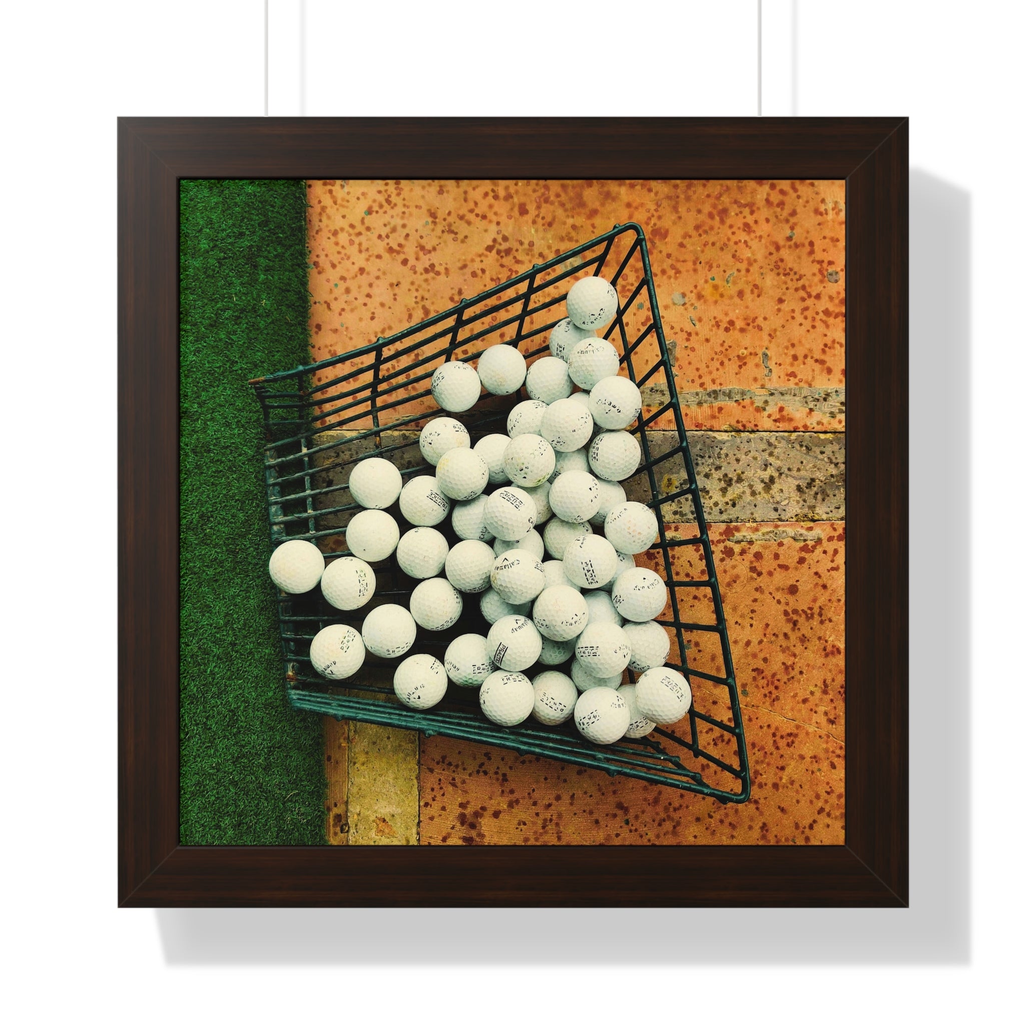 "Driving Range Balls" - Golf Wall Art