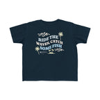 Ride The Waves, Catch Some Fish | Toddler Fishing Shirt