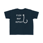 Fish, Nap, Repeat | Toddler Fishing Shirt