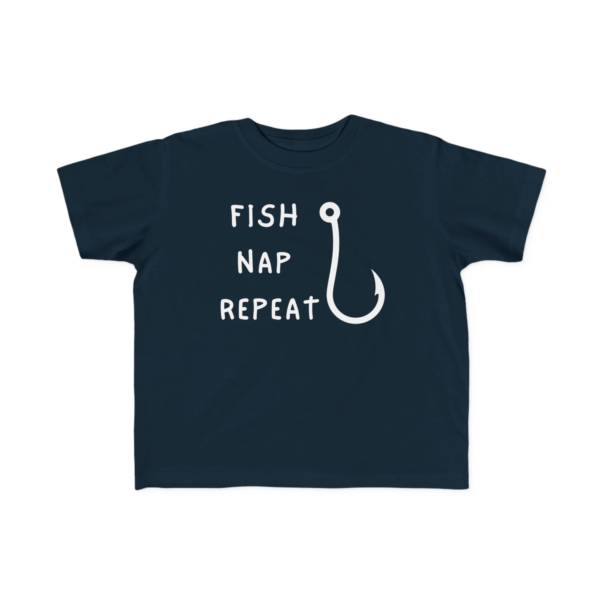 Fish, Nap, Repeat | Toddler Fishing Shirt