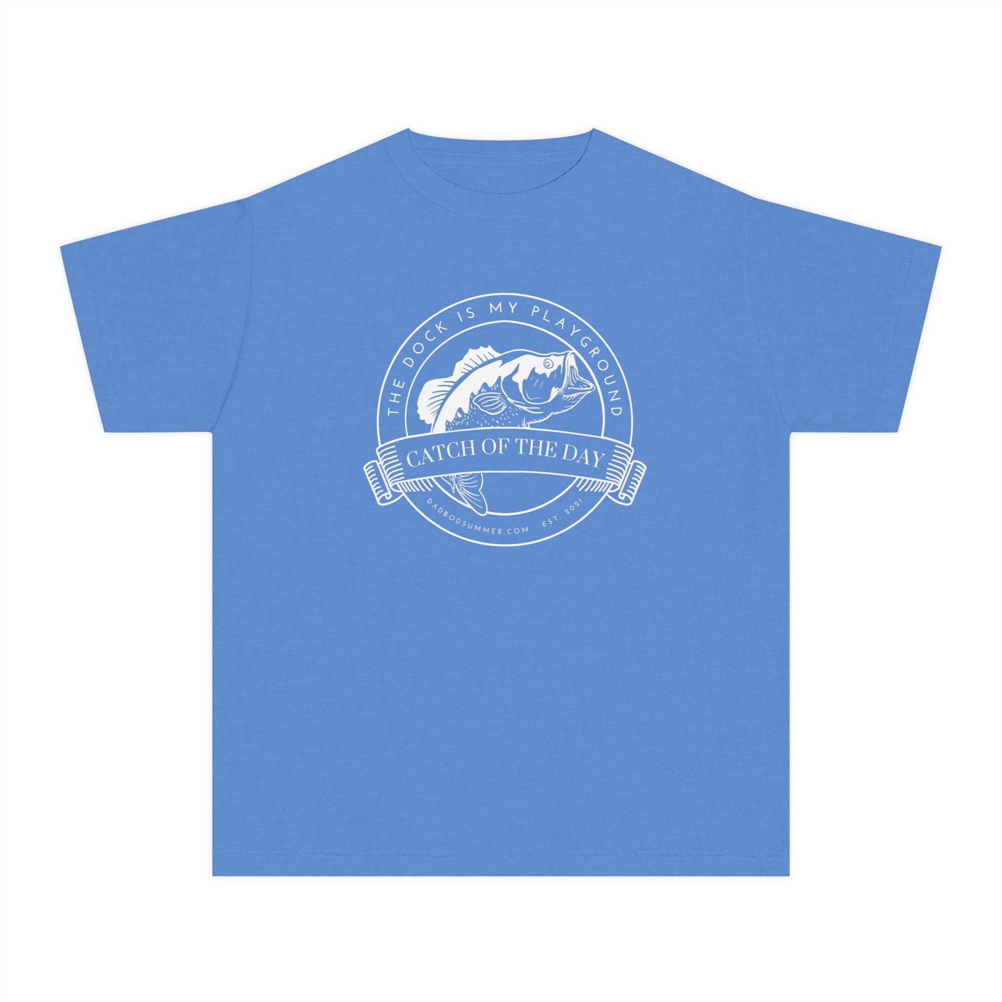 The Dock Is My Playground | Kids Fishing Shirt