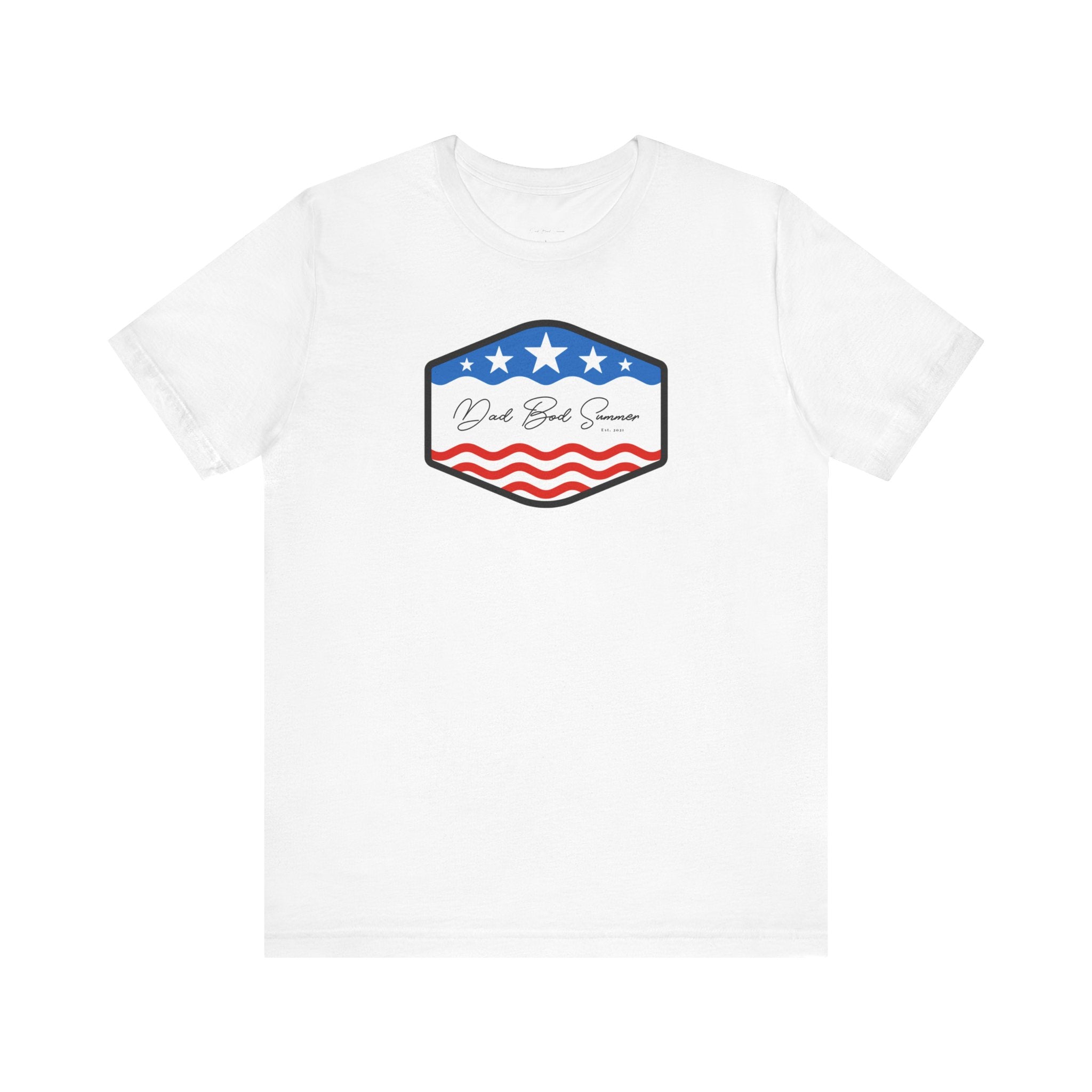 "Dad Bod Summer Shirt" - USA Flag Shirt