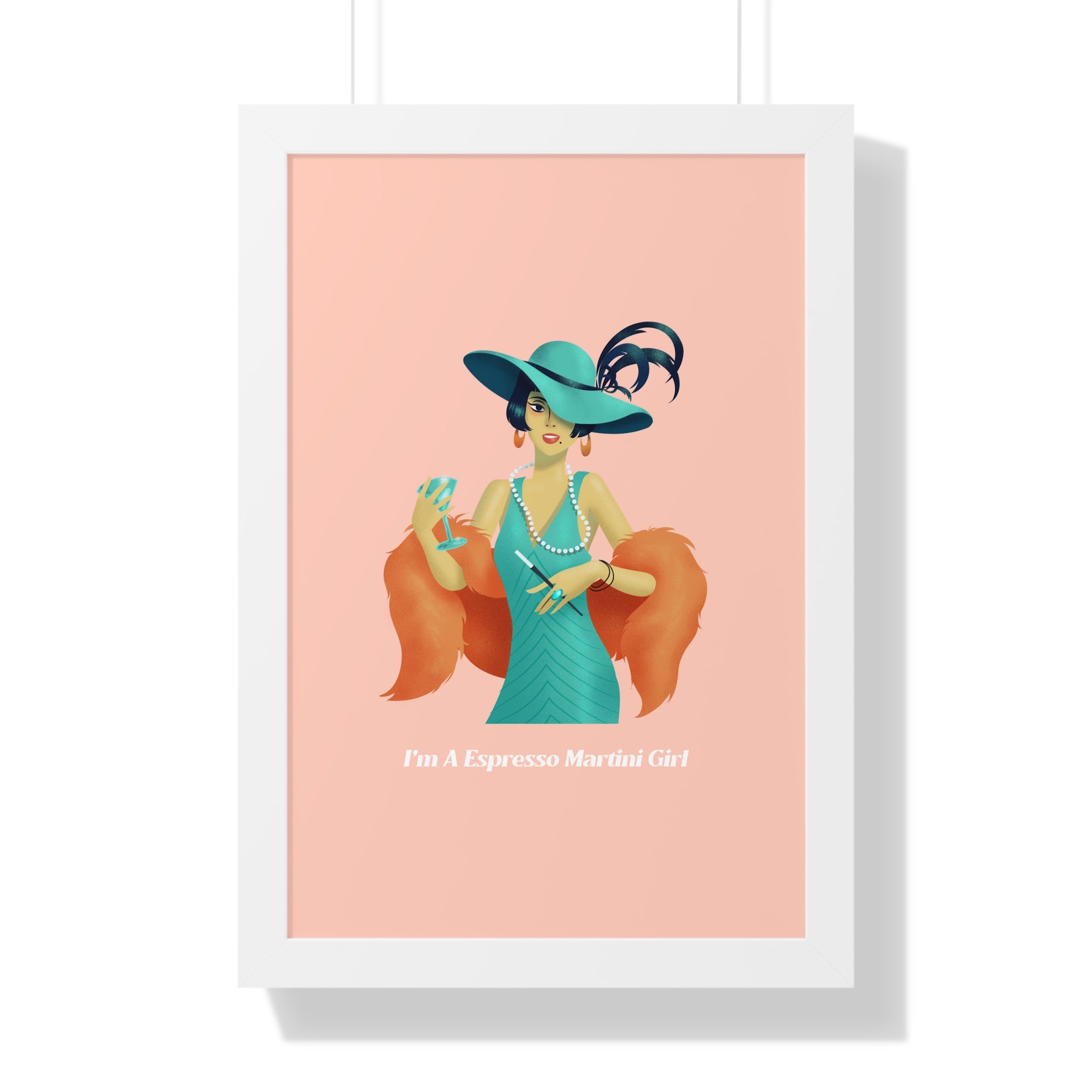 "I'm An Espresso Martini Girl" Espresso Martini Wall Art - Espresso Martini Art - Espresso Martini Clip Art