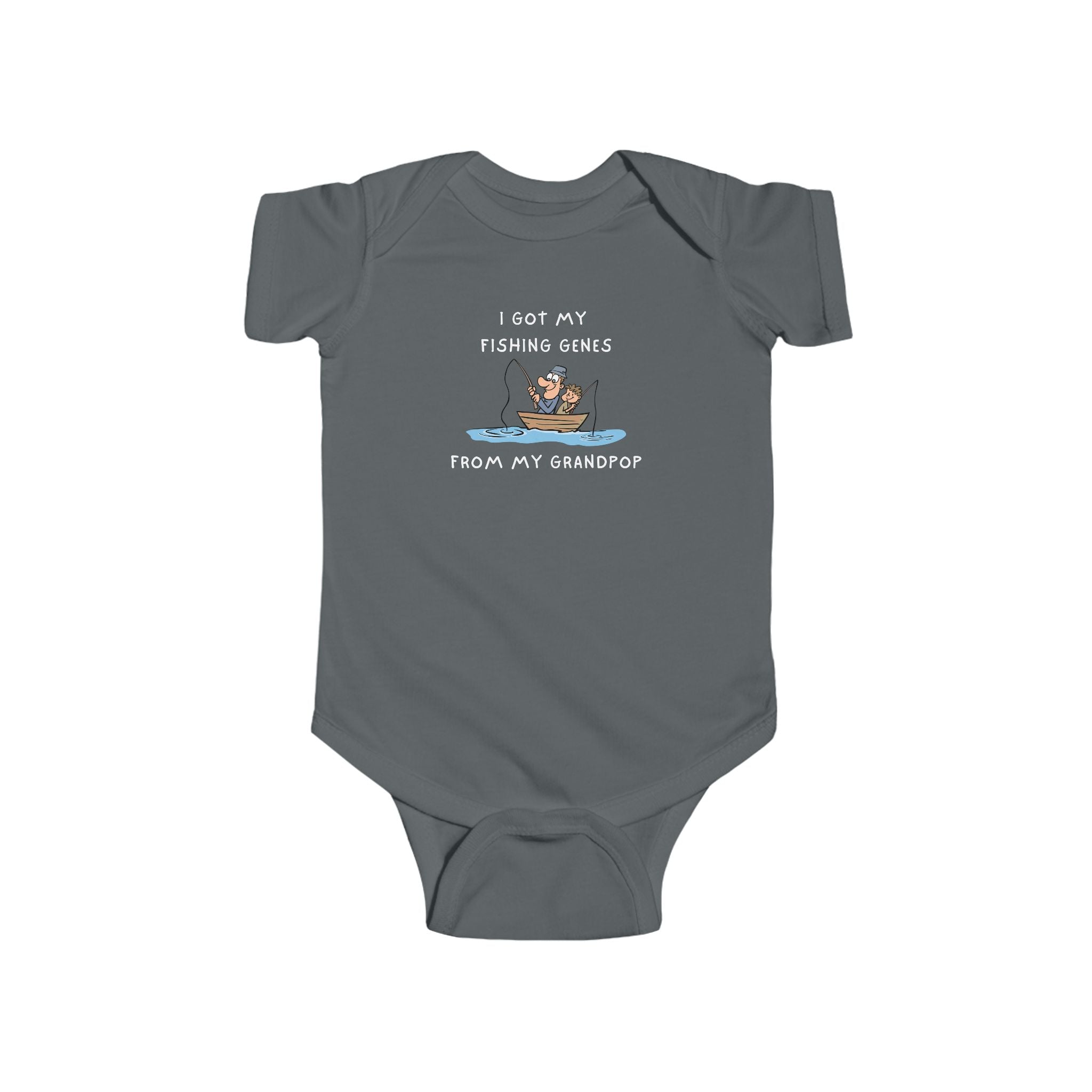 I Got My Fishing Genes From My Grandpop | Fishing Onesie