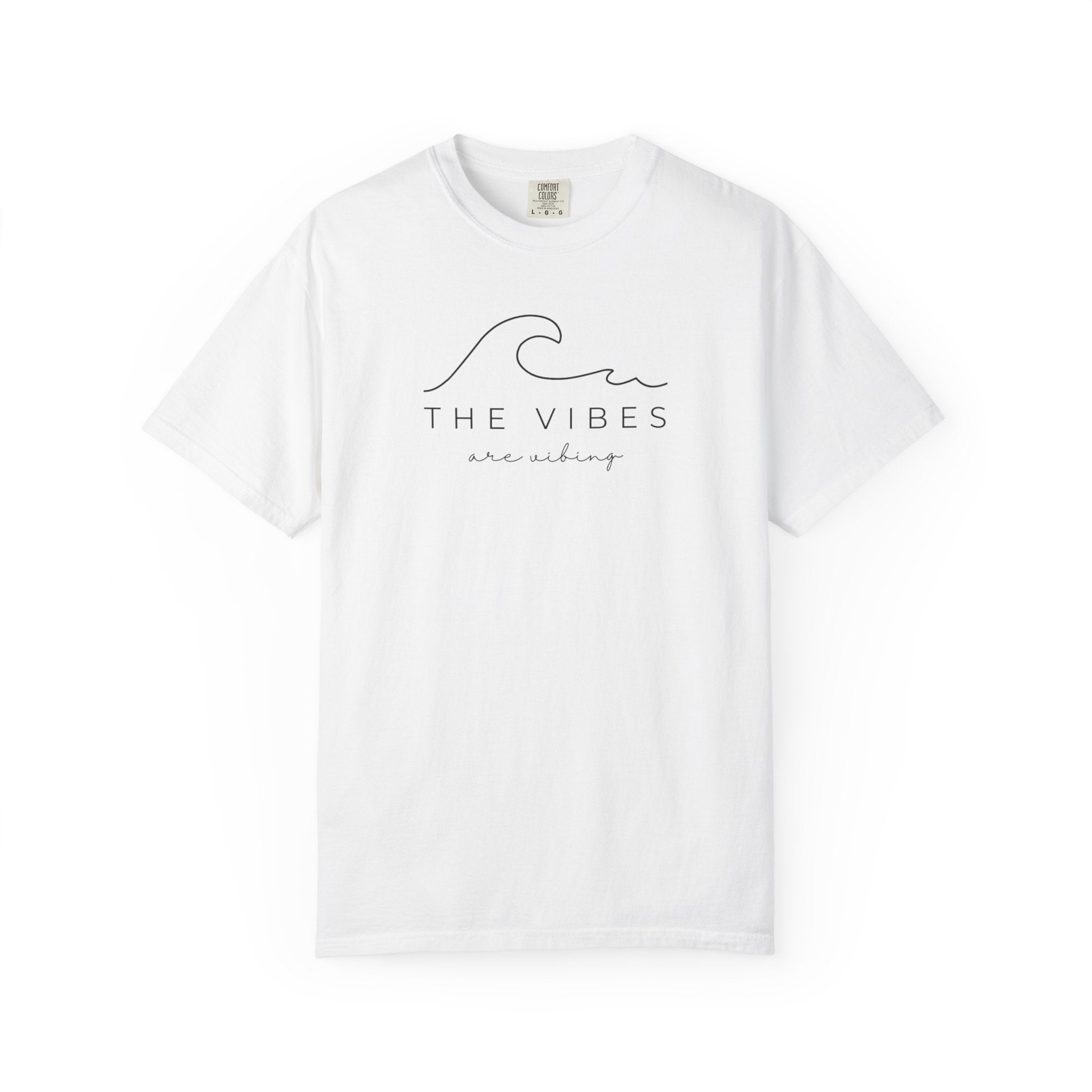 "The Vibes Are Vibing, Ocean Waves" | Beach T Shirts