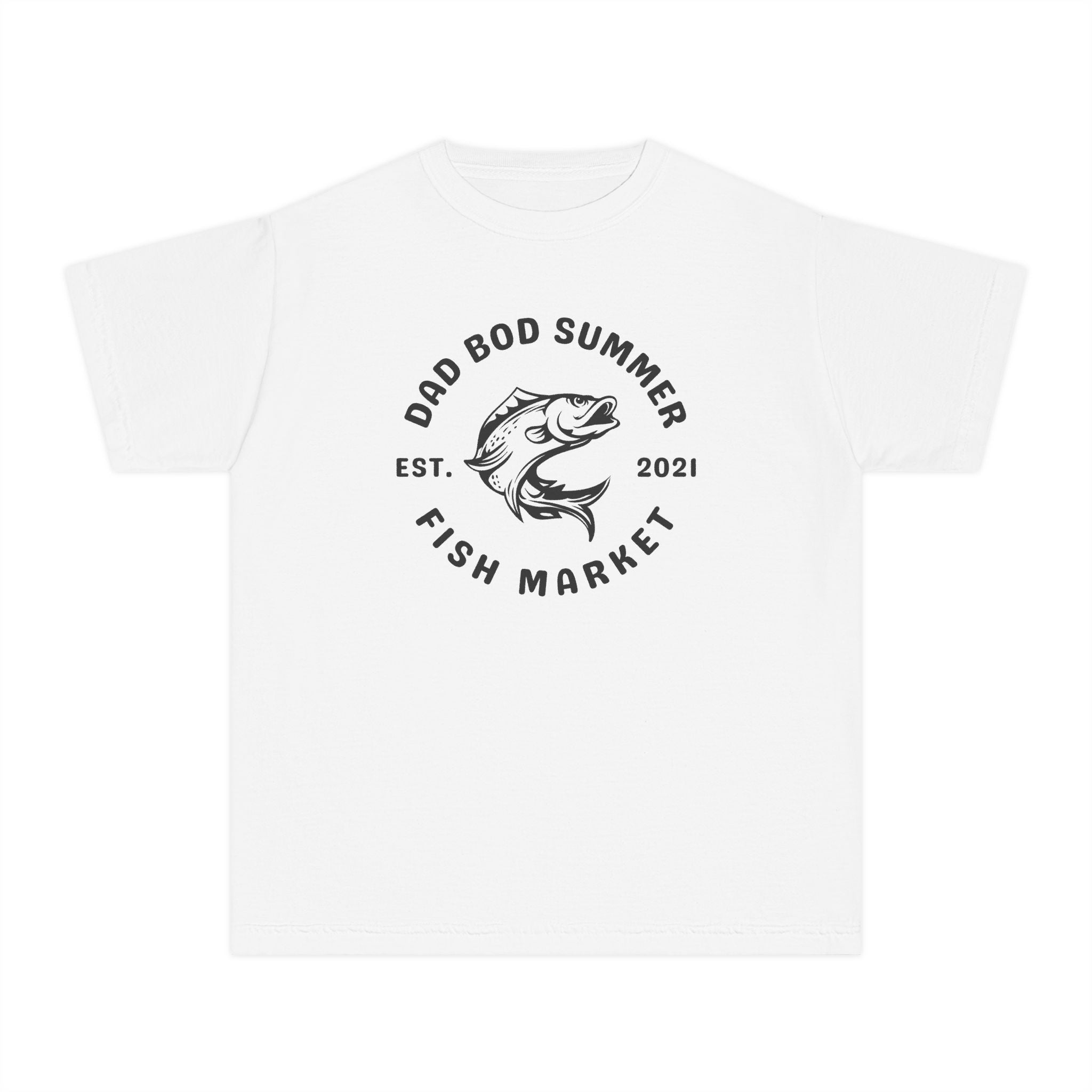 Dad Bod Summer Fish Market | Kids Fishing Shirt