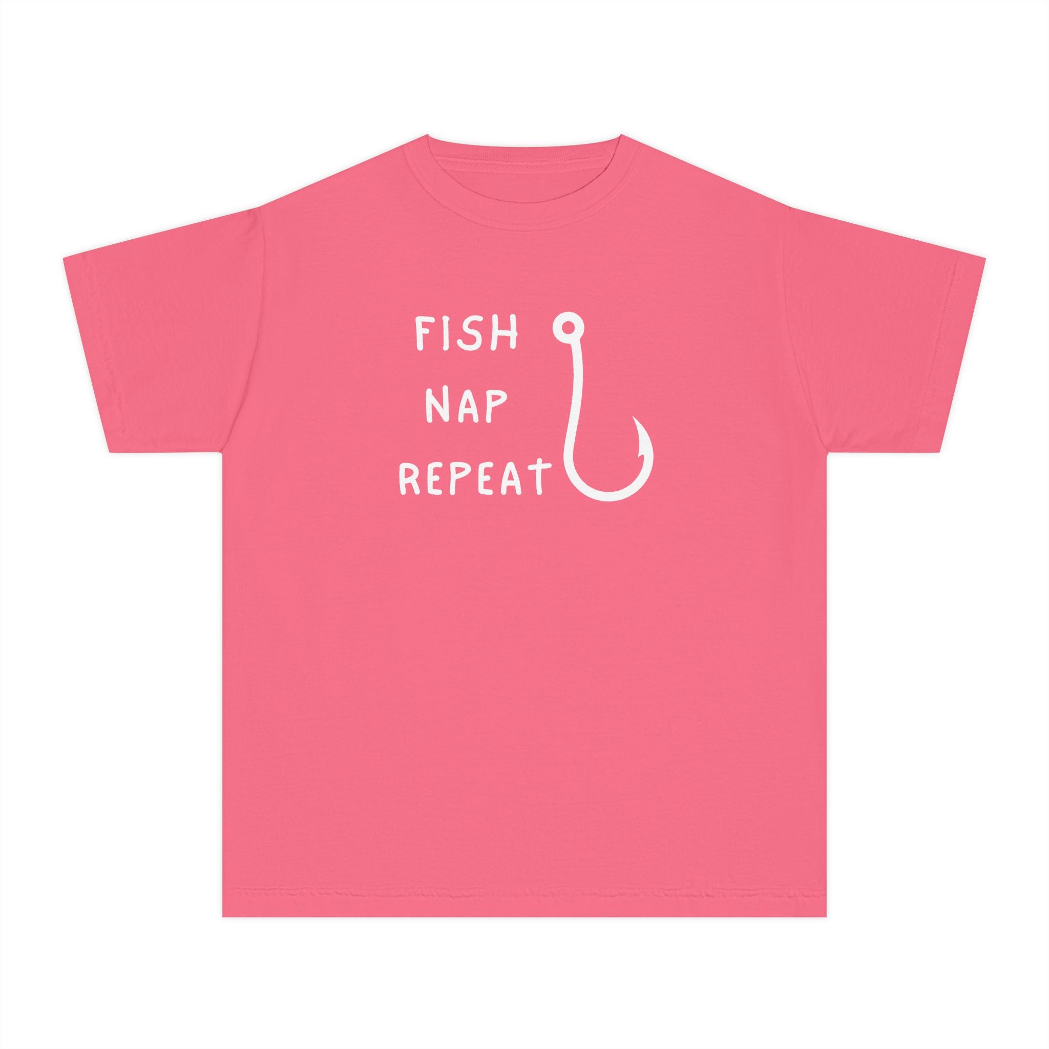 Fish Nap Repeat | Kids Fishing Shirt