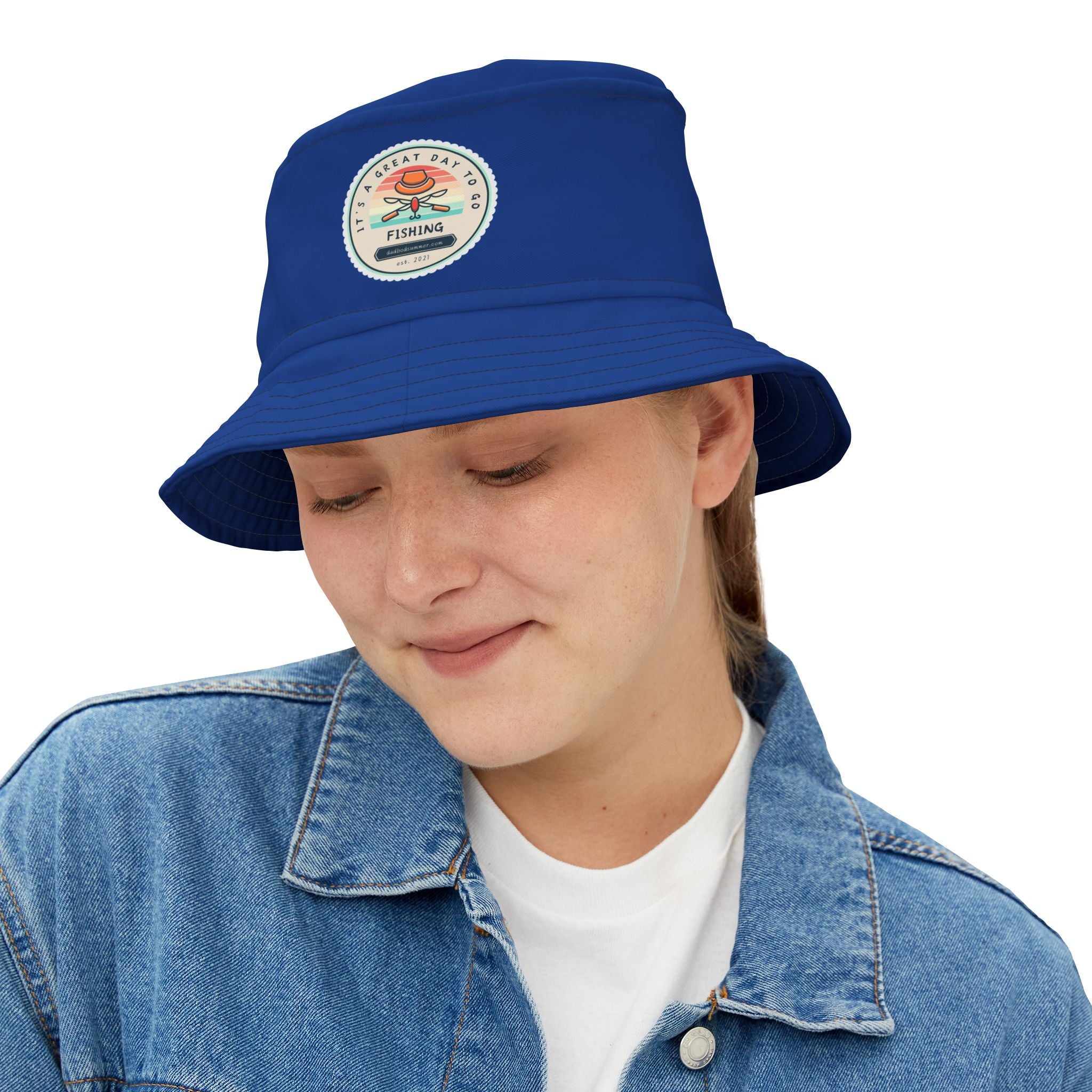 "It's A Great Day To Go Fishing" - Fishing Bucket Hats