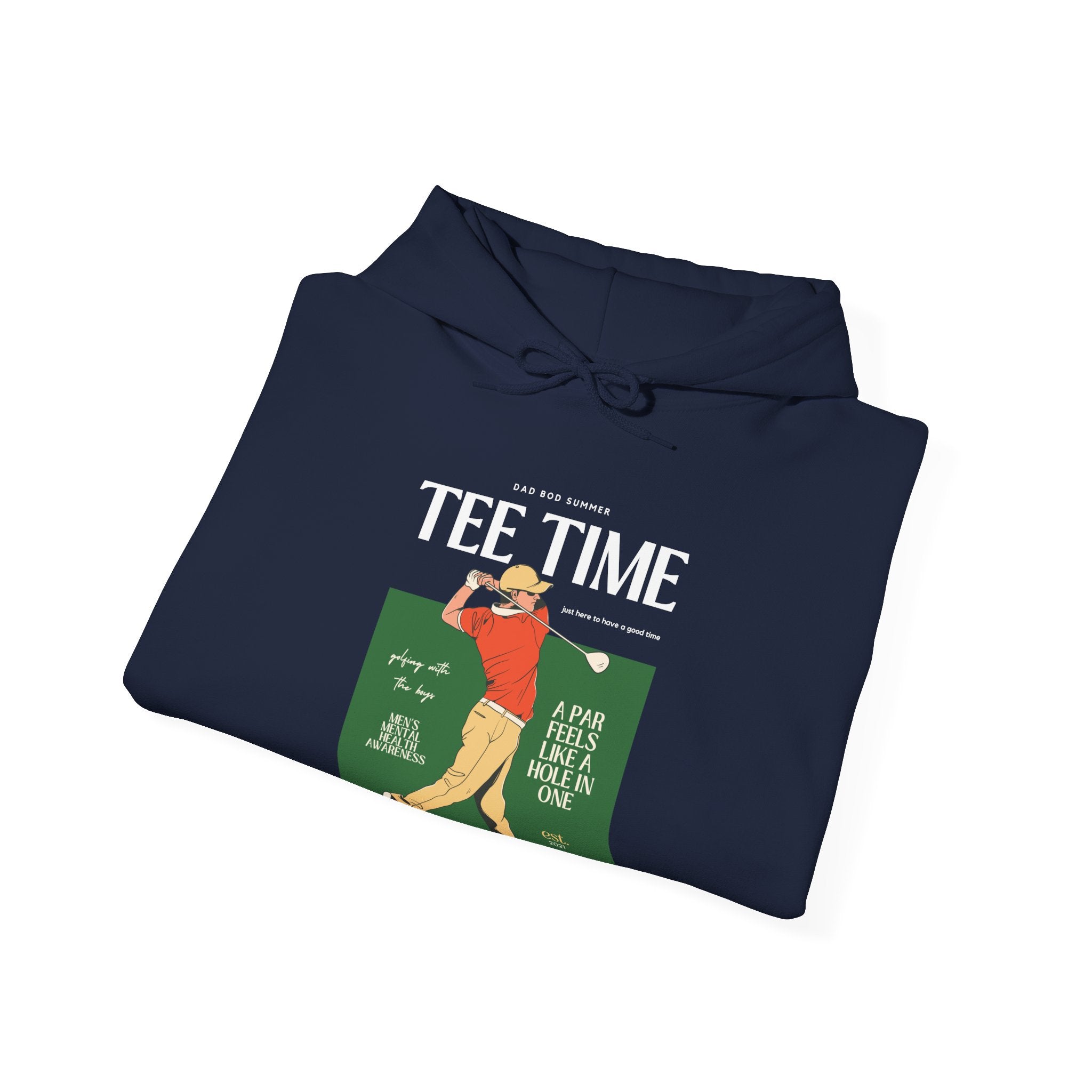 "1990's Retro Golf Tee Time" - Golf Hoodie