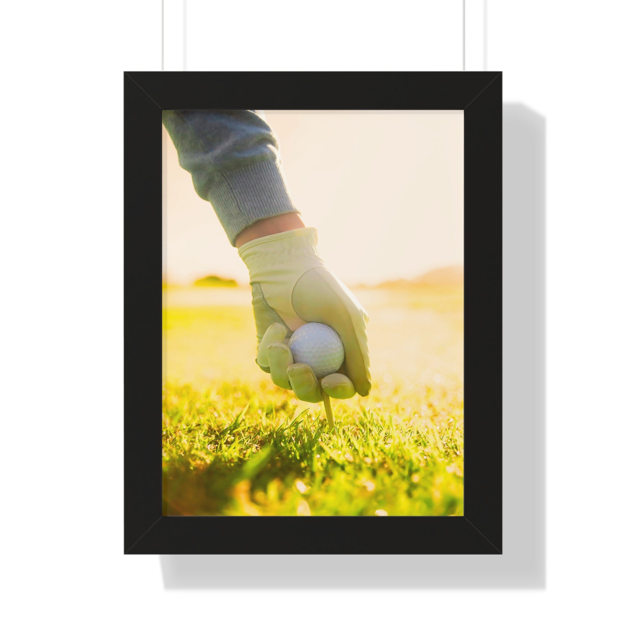 "First Shot Of The Day" - Golf Wall Art