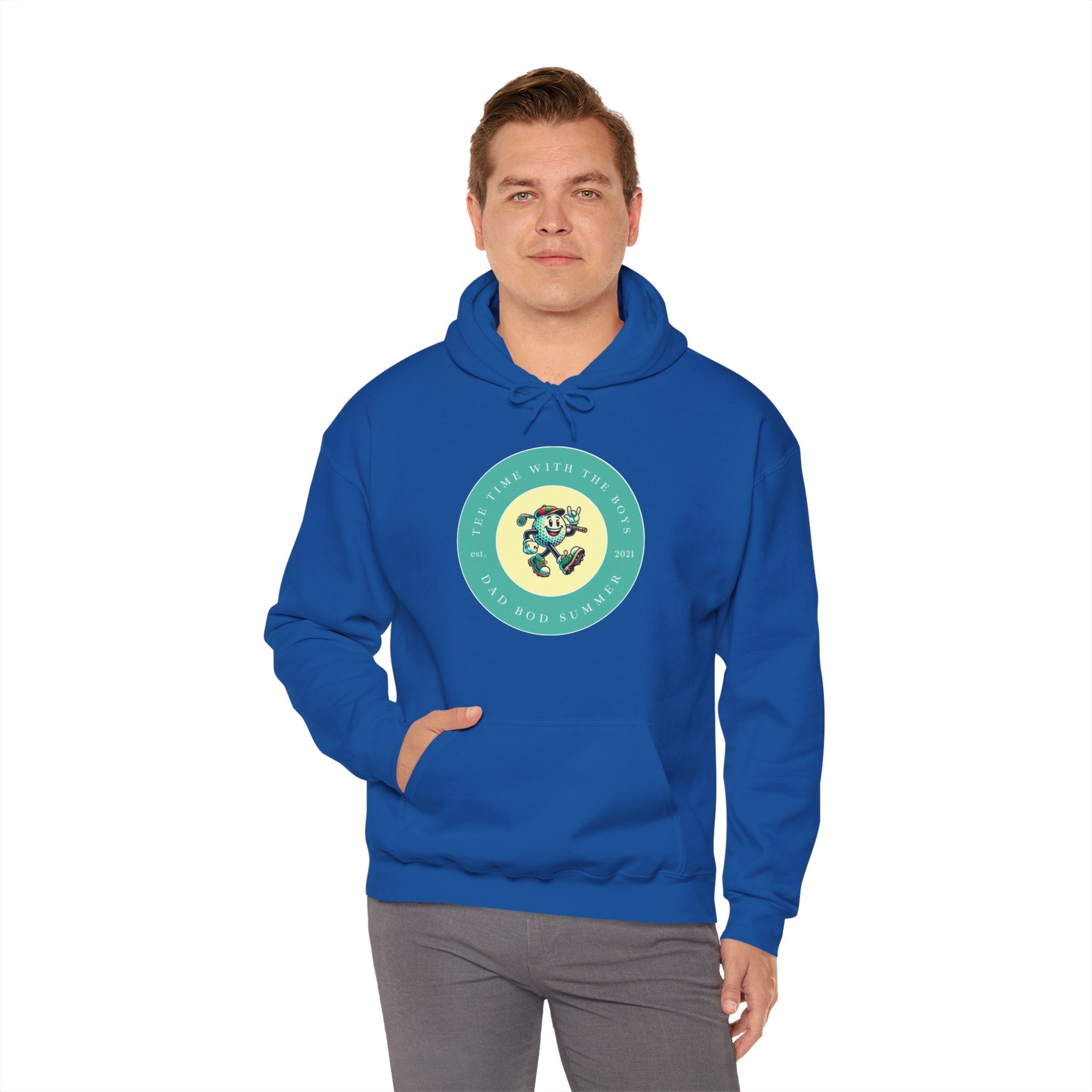 "Tee Time With The Boys Golf Theme" - Golf Hoodie