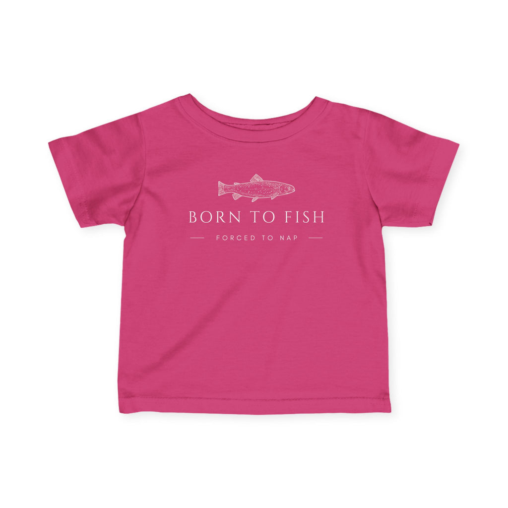 Born To Fish, Forced To Nap | Baby Fishing Shirts