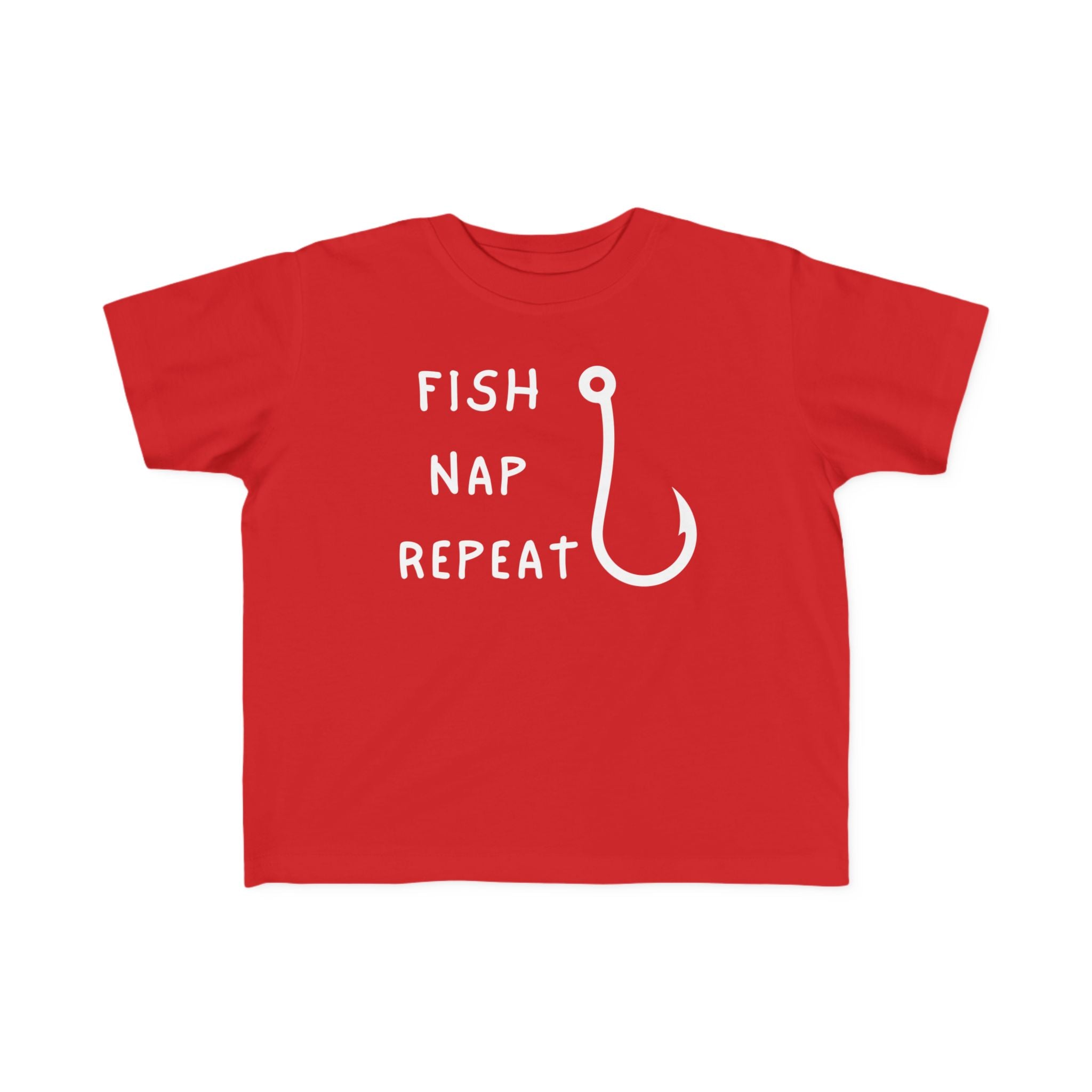 Fish, Nap, Repeat | Toddler Fishing Shirt