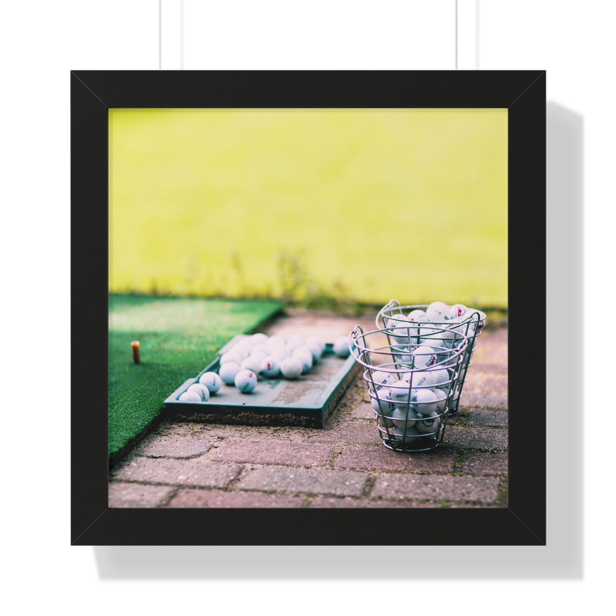 "A Day At The Driving Range" - Golf Wall Art