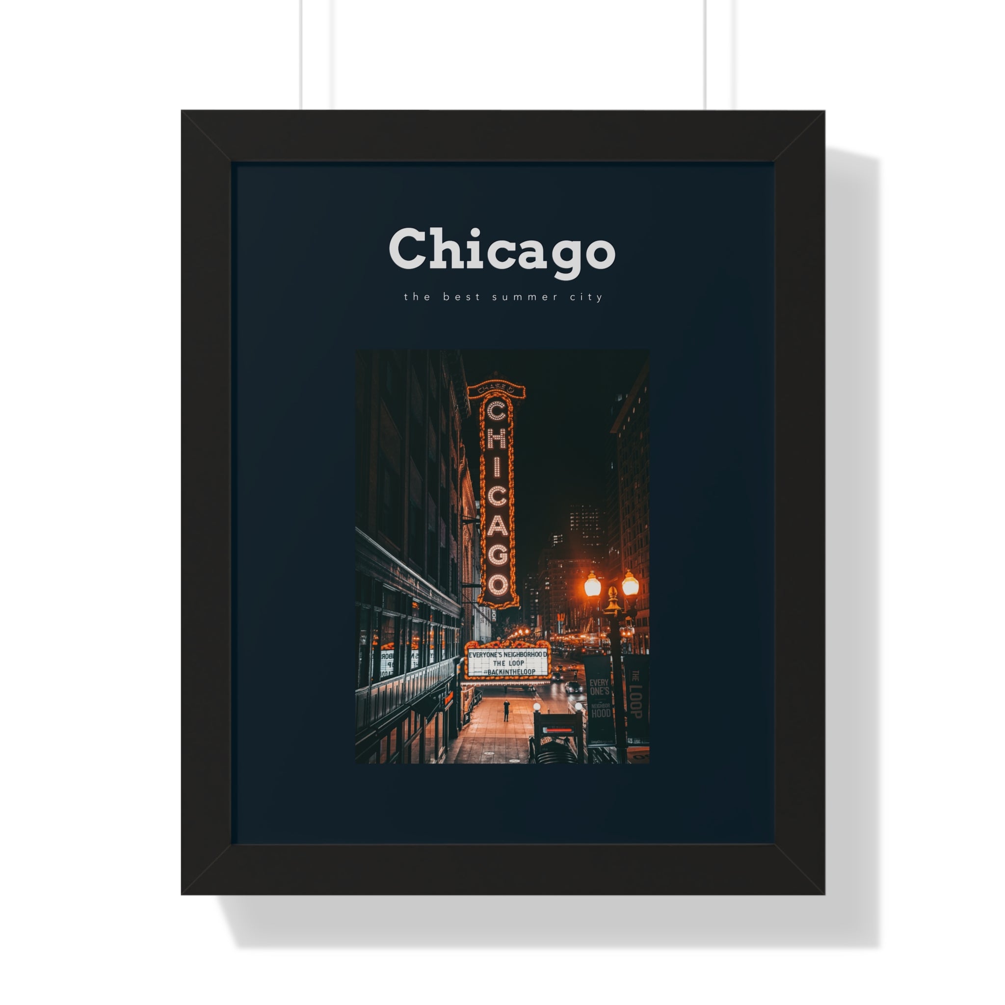 "The Best Summer City" - Chicago Wall Art - Chicago CIty Wall Art