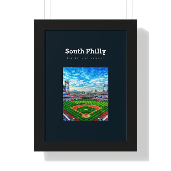 South Philly, Philadelphia Phillies Wall Art Framed, Boys of Summer - Dad Bod Summer