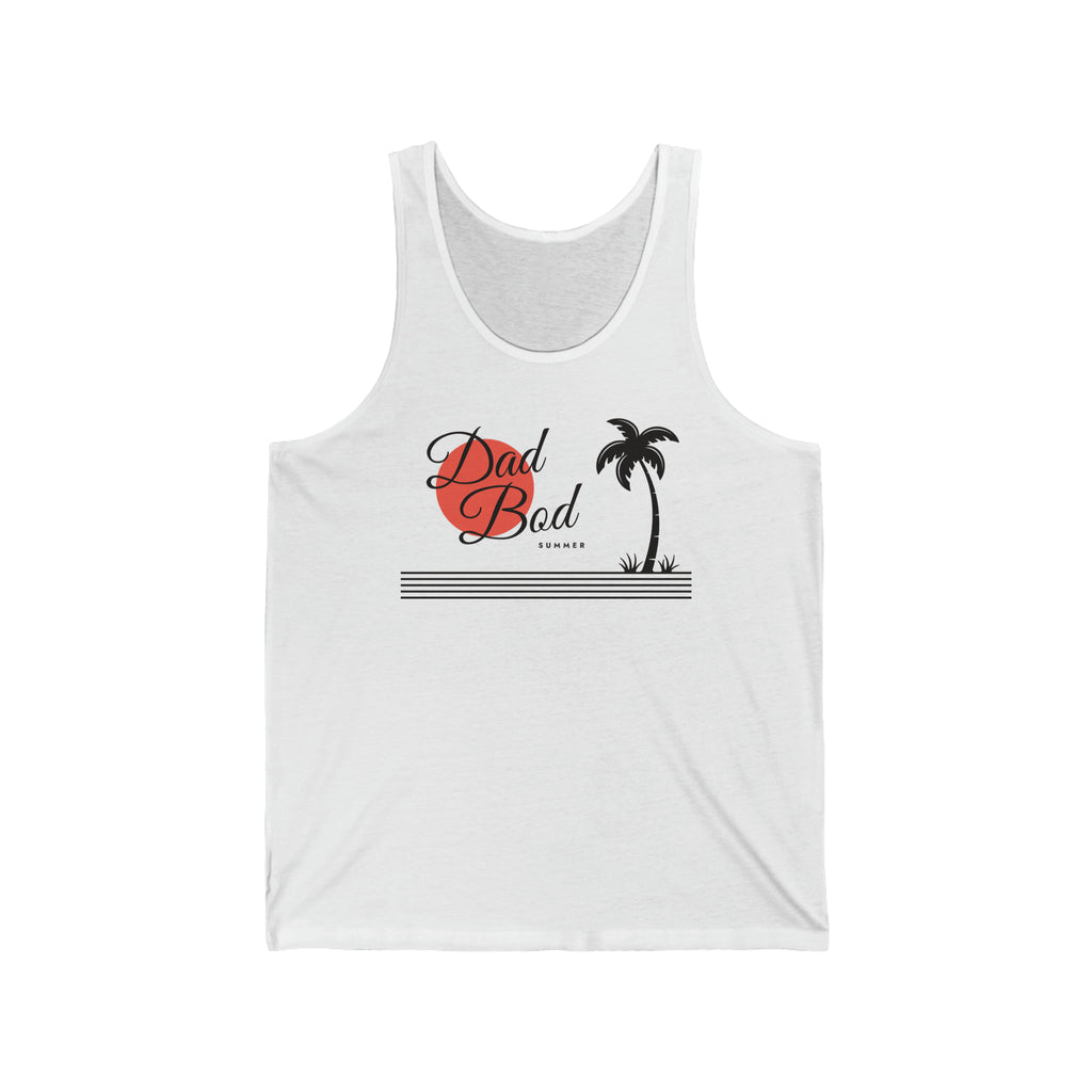 Palm Trees & Beach Design - Dad Bod Summer