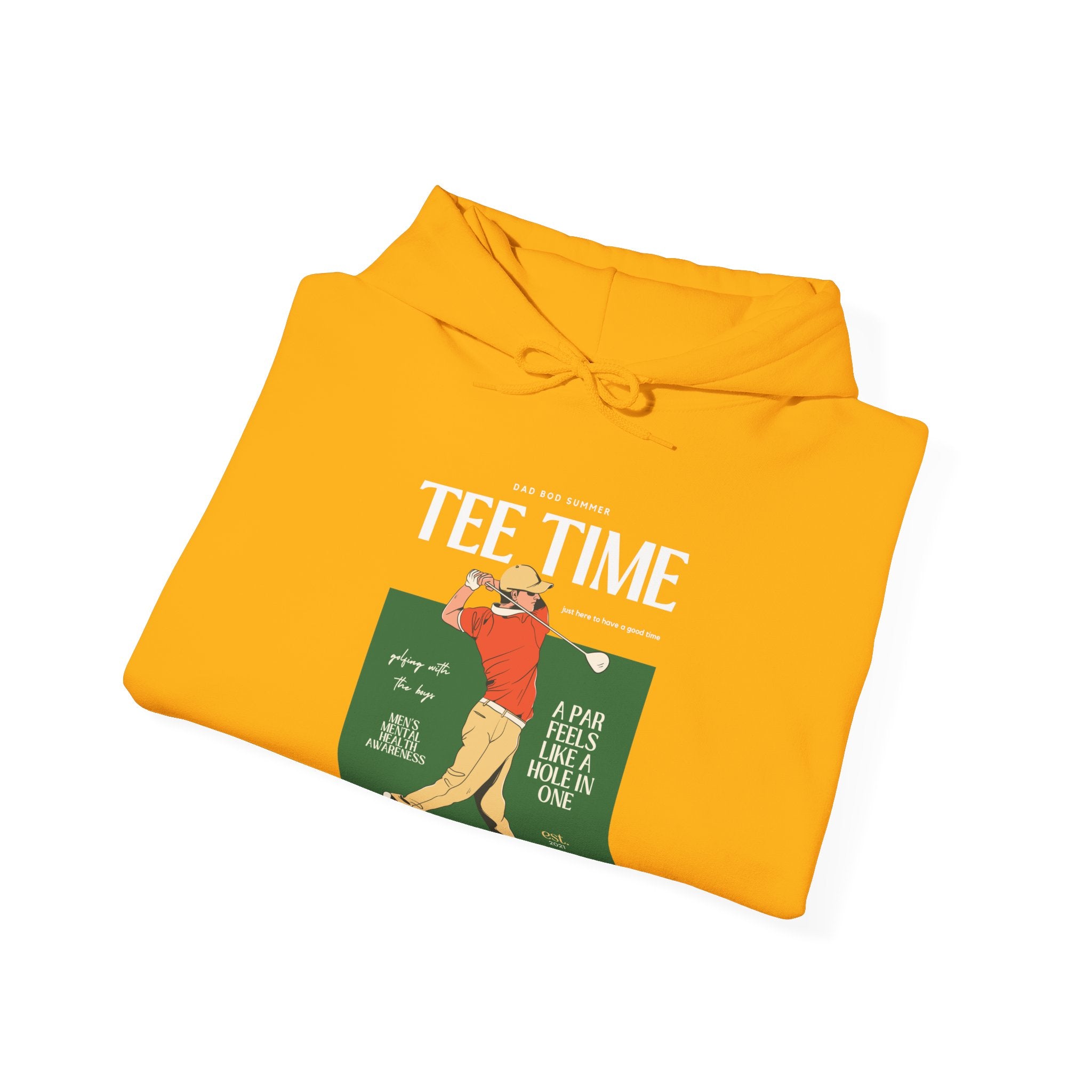 "1990's Retro Golf Tee Time" - Golf Hoodie