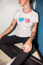 "1776 American Sunglasses" 1776 Shirts, Americana Women's Shirts