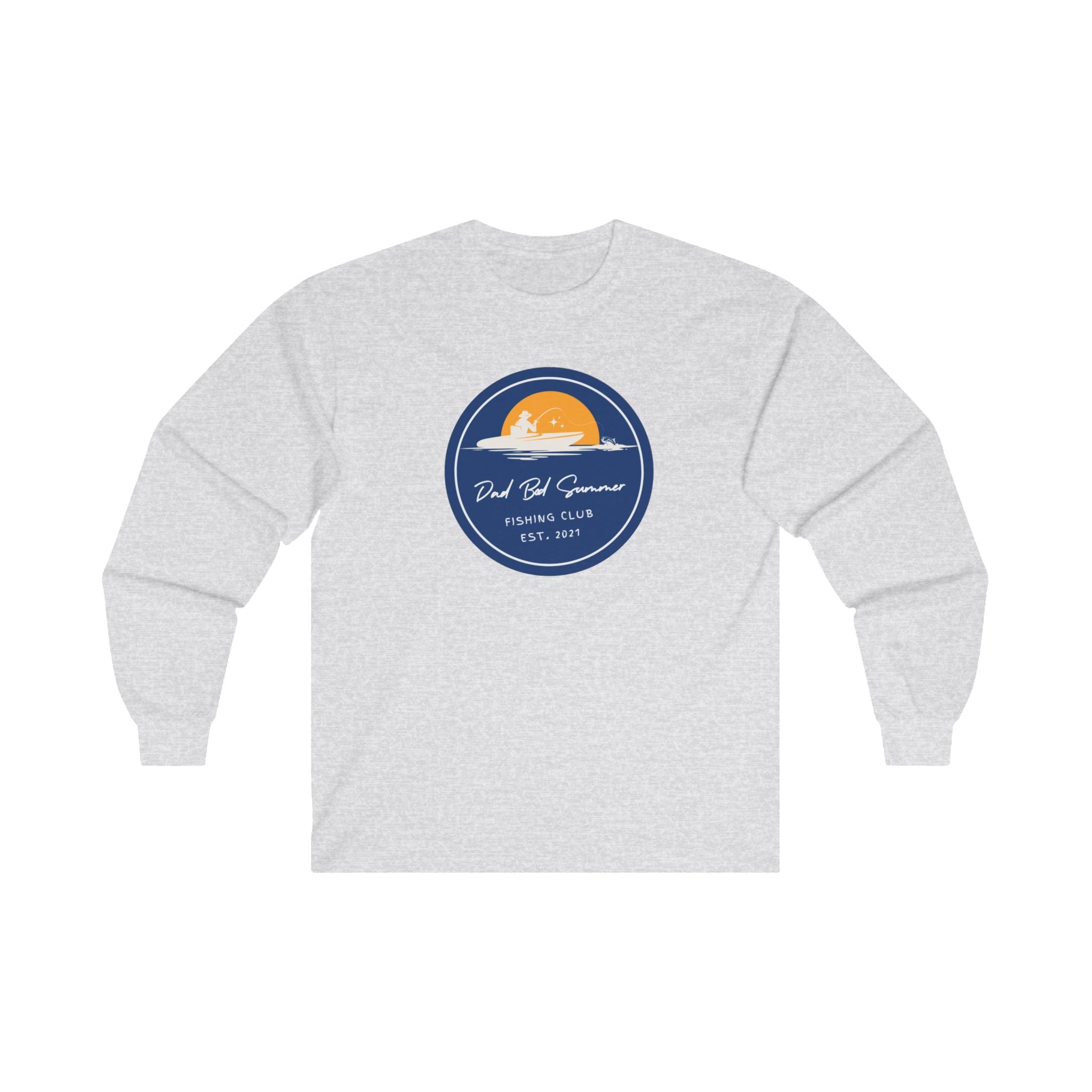"Dad Bod Summer Fishing Club"- Long Sleeve Fishing Shirts