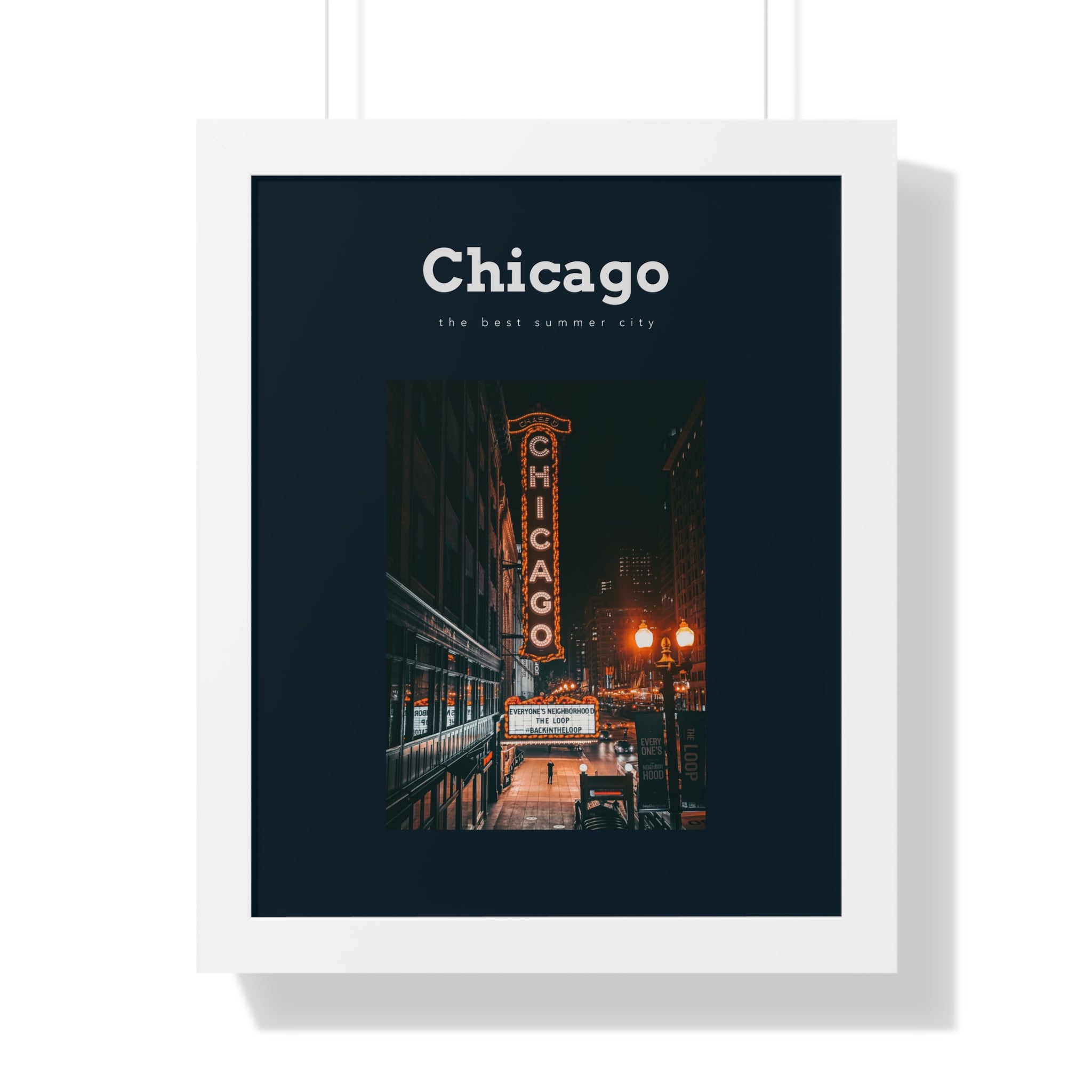 "The Best Summer City" - Chicago Wall Art - Chicago CIty Wall Art