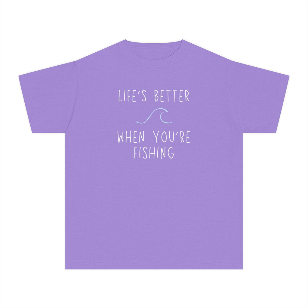 Life's Better When You're Fishing | Kids Fishing Shirt