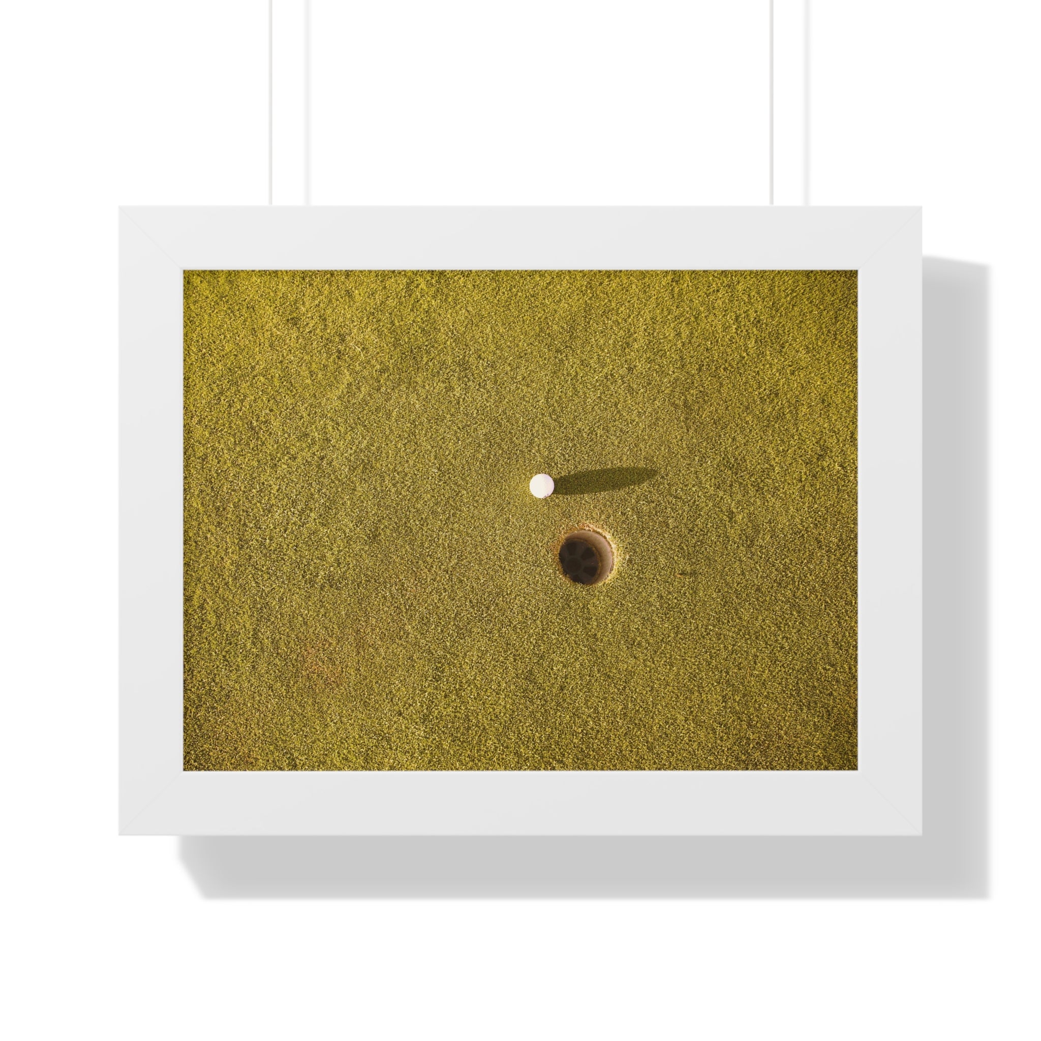 "Inches Away Golf Shot" - Golf Wall Art