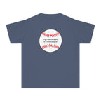 "My Mom Peaked in Little League" - Kids Baseball Shirts