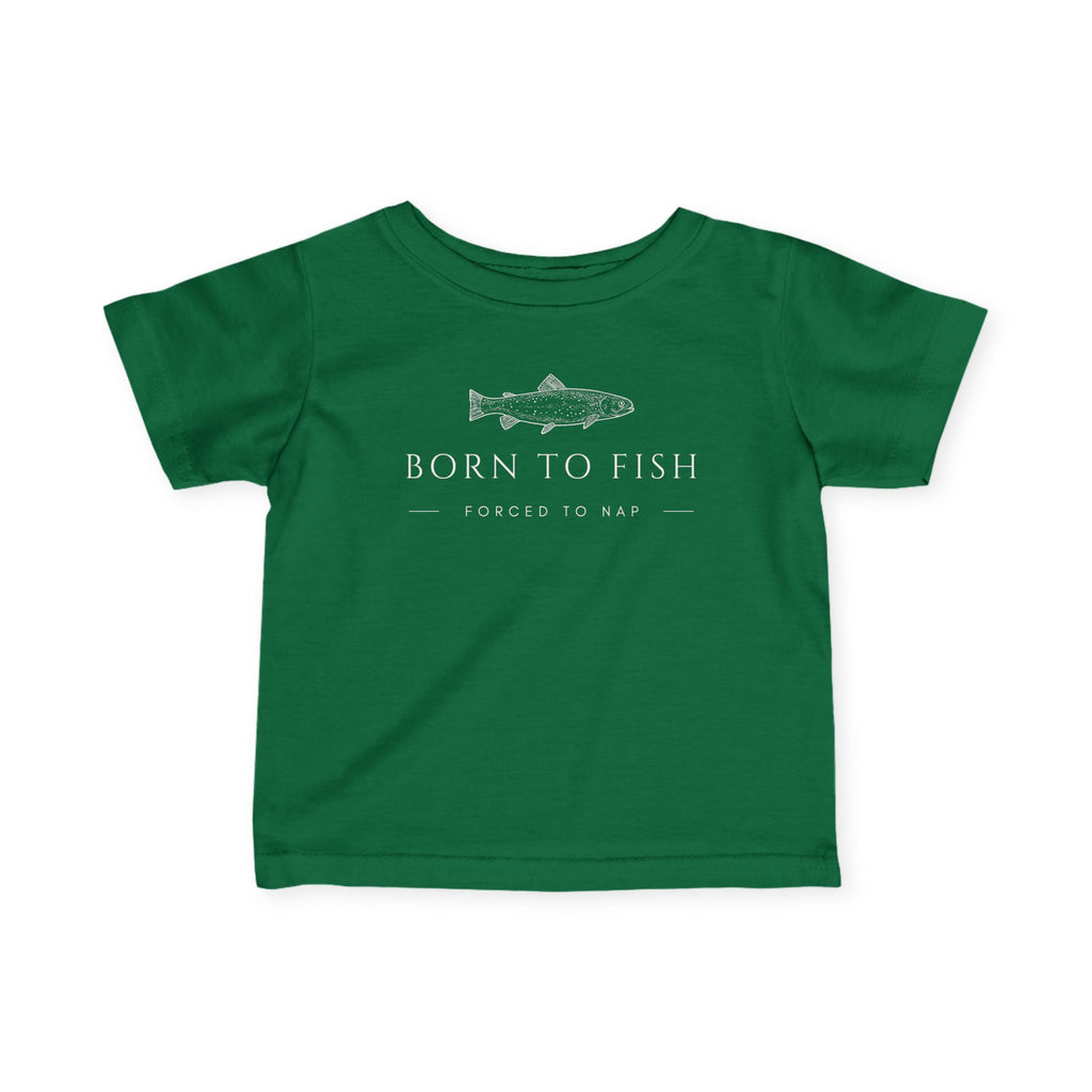 Born To Fish, Forced To Nap | Baby Fishing Shirts