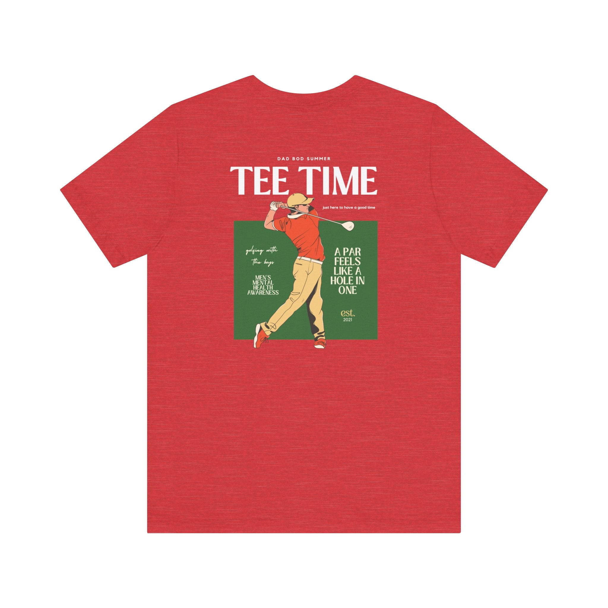 Dad Bod Summer, 1990's Tee Time Shirt | Golf T Shirt