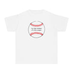 "My Mom Peaked in Little League" - Kids Baseball Shirts