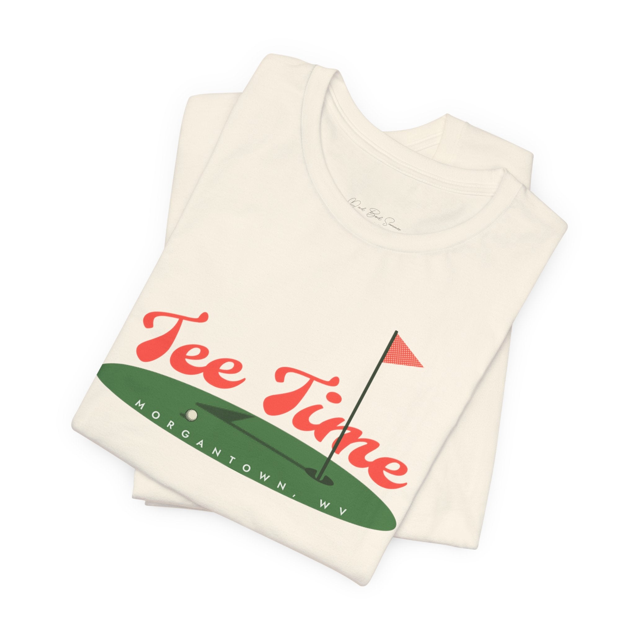 "Morgantown, West Virginia Golf Tee Time" - Golf T Shirts