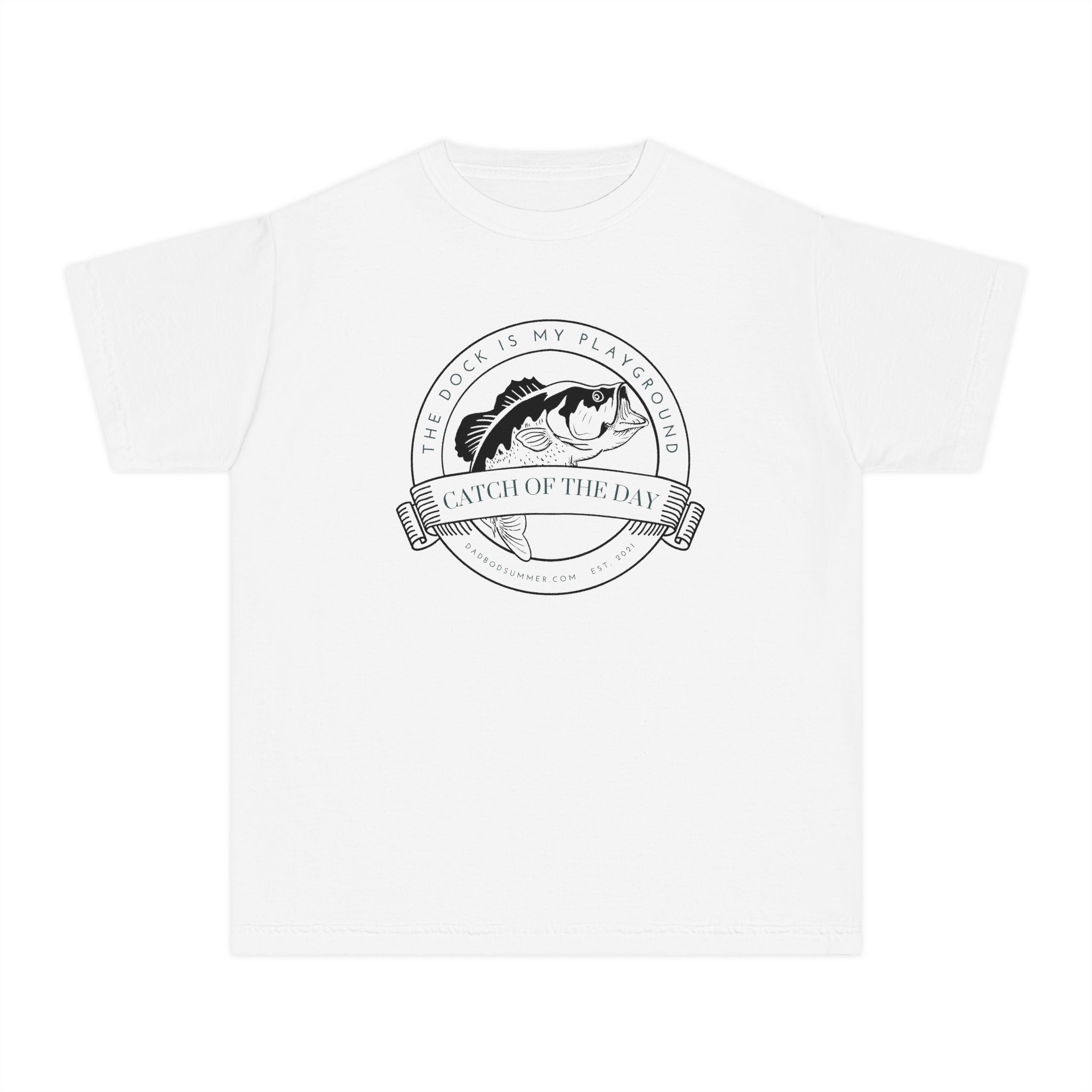 The Dock Is My Playground | Kids Fishing Shirt