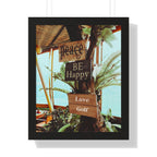 "Love Golf Sign at Tiki Bar" - Golf Wall Art