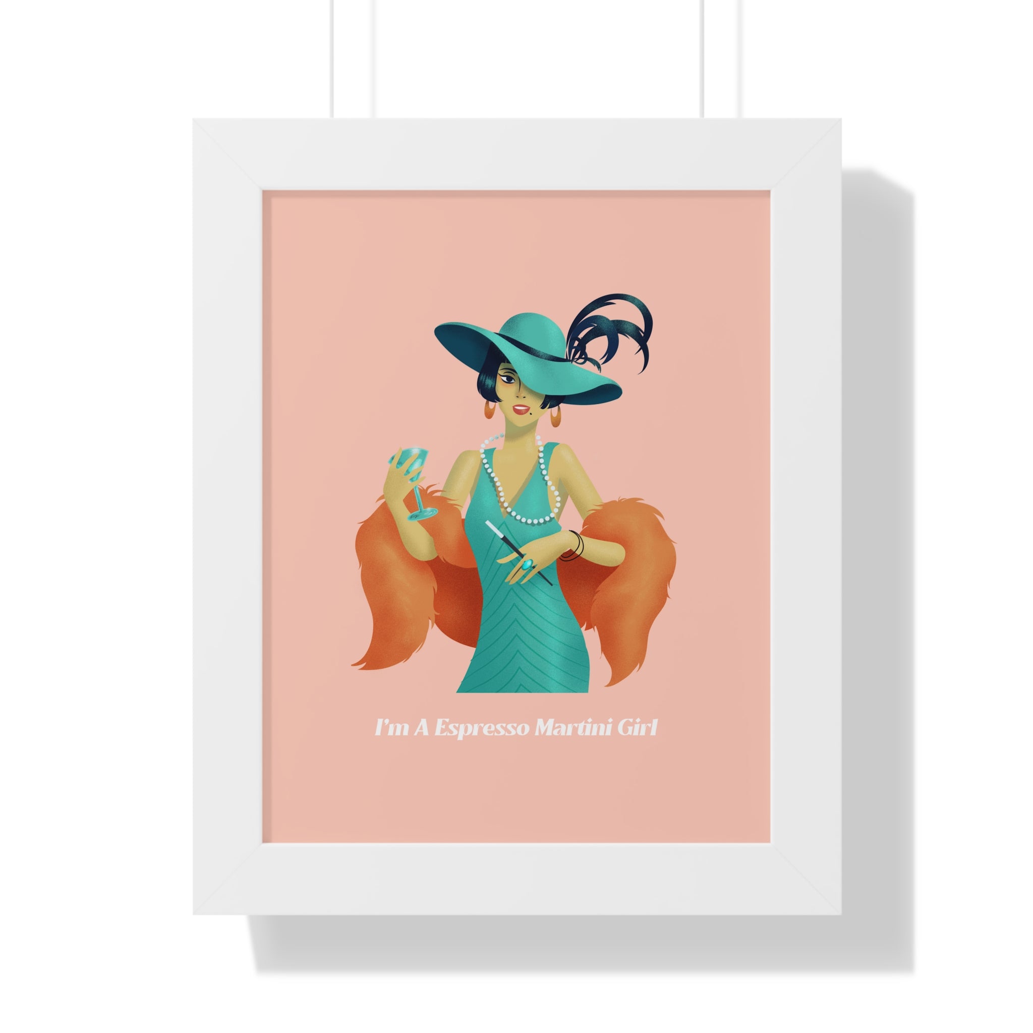 "I'm An Espresso Martini Girl" Espresso Martini Wall Art - Espresso Martini Art - Espresso Martini Clip Art