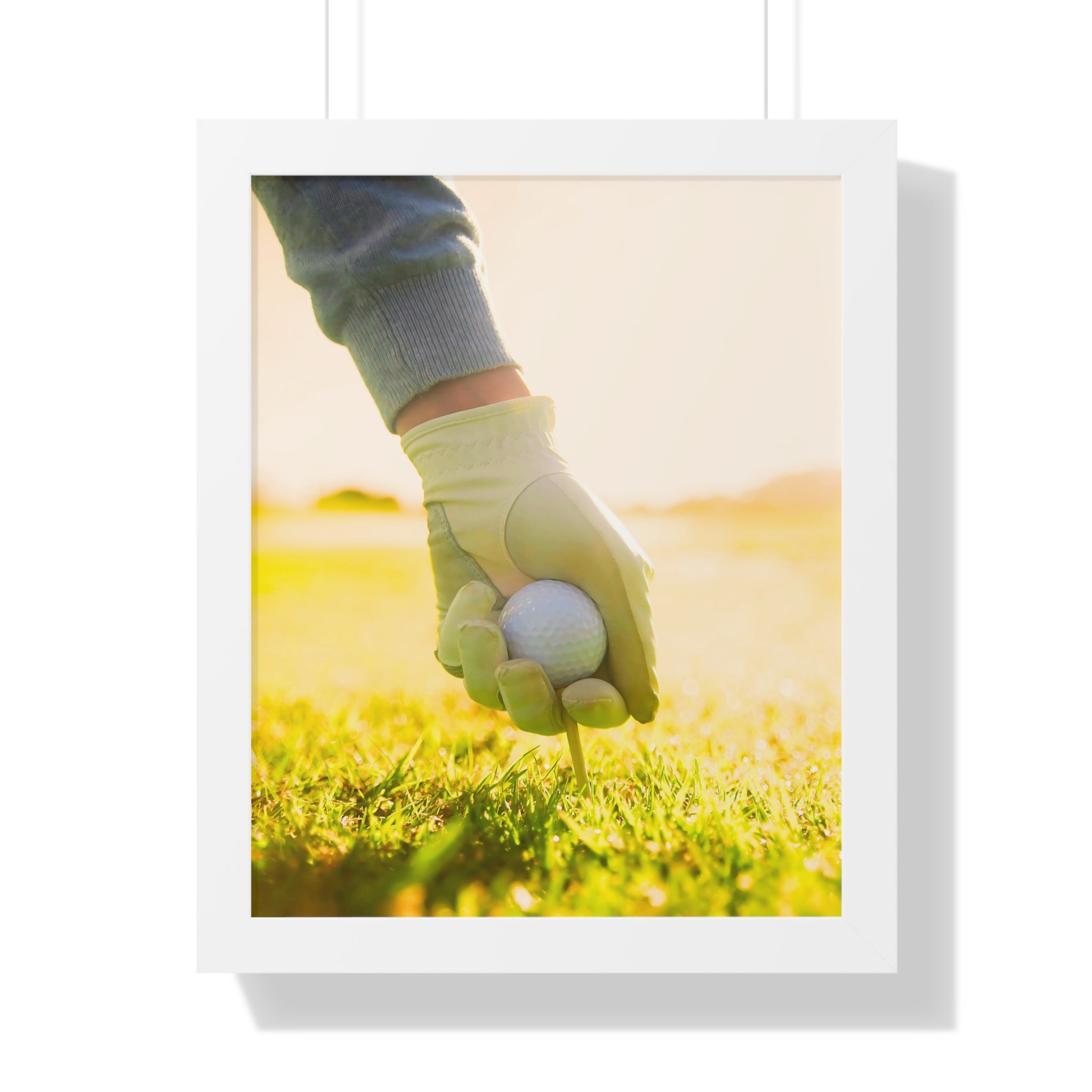 "First Shot Of The Day" - Golf Wall Art