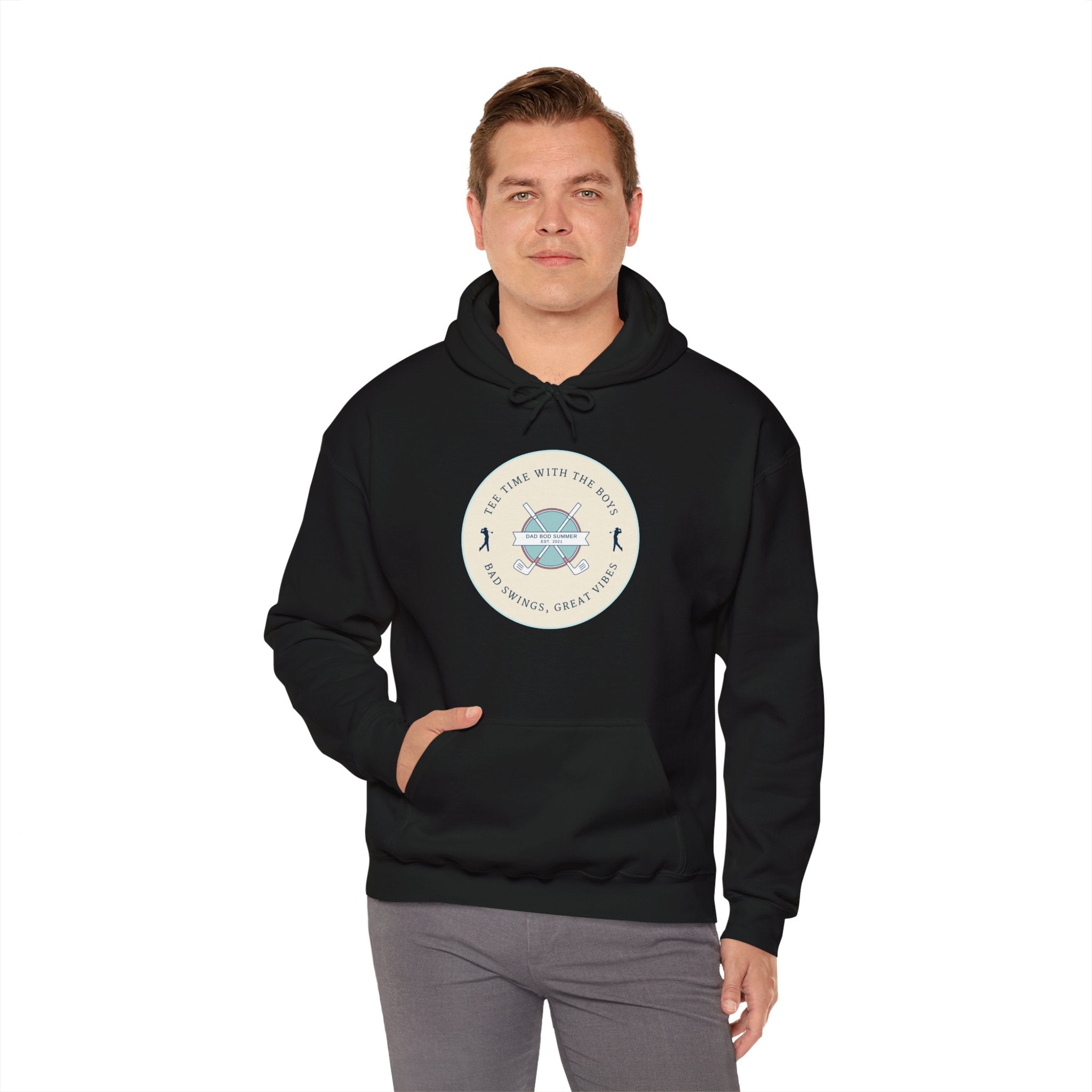 "Bad Swings, Good Vibes" - Golf Hoodie