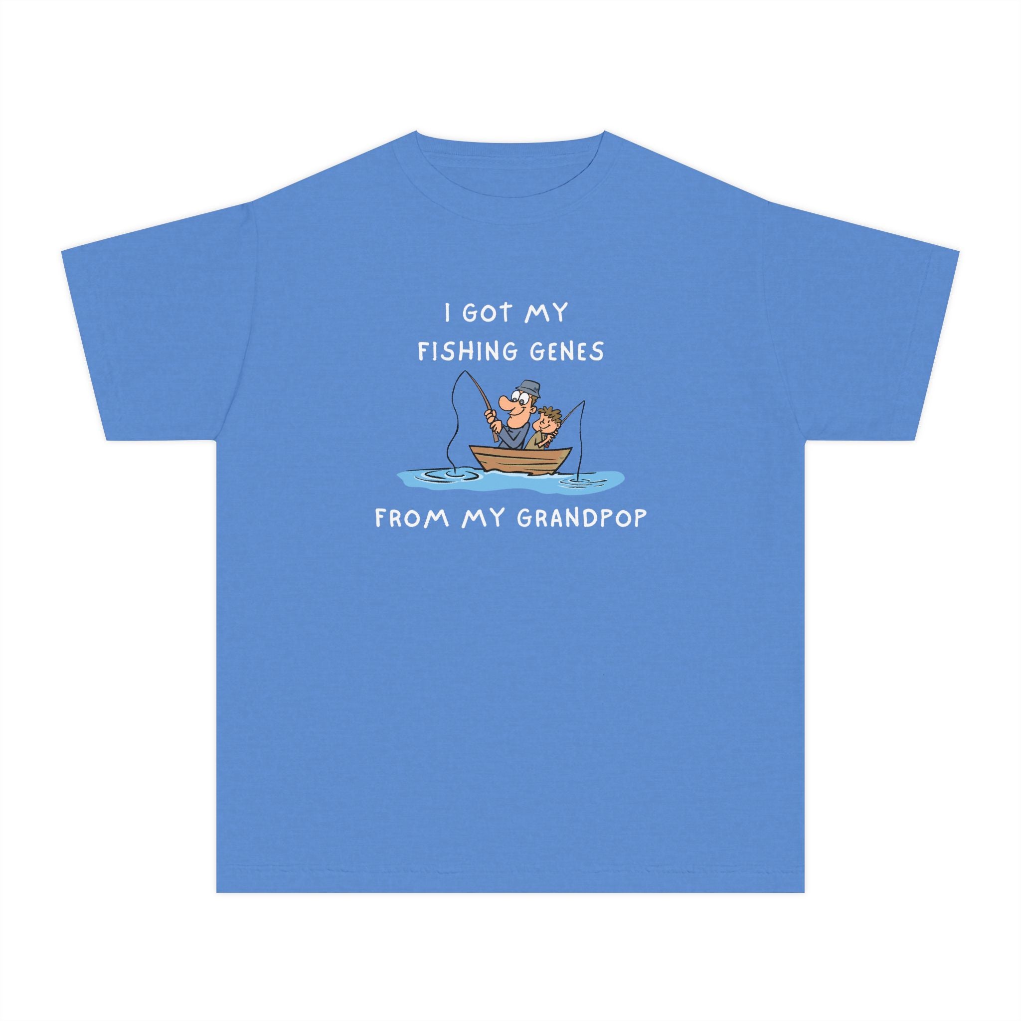 I Got My Fishing Genes From My Grandpop | Kids Fishing Shirt