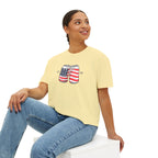 1776 Shirt | Americana Women's Shirts | Women's Crop Tee