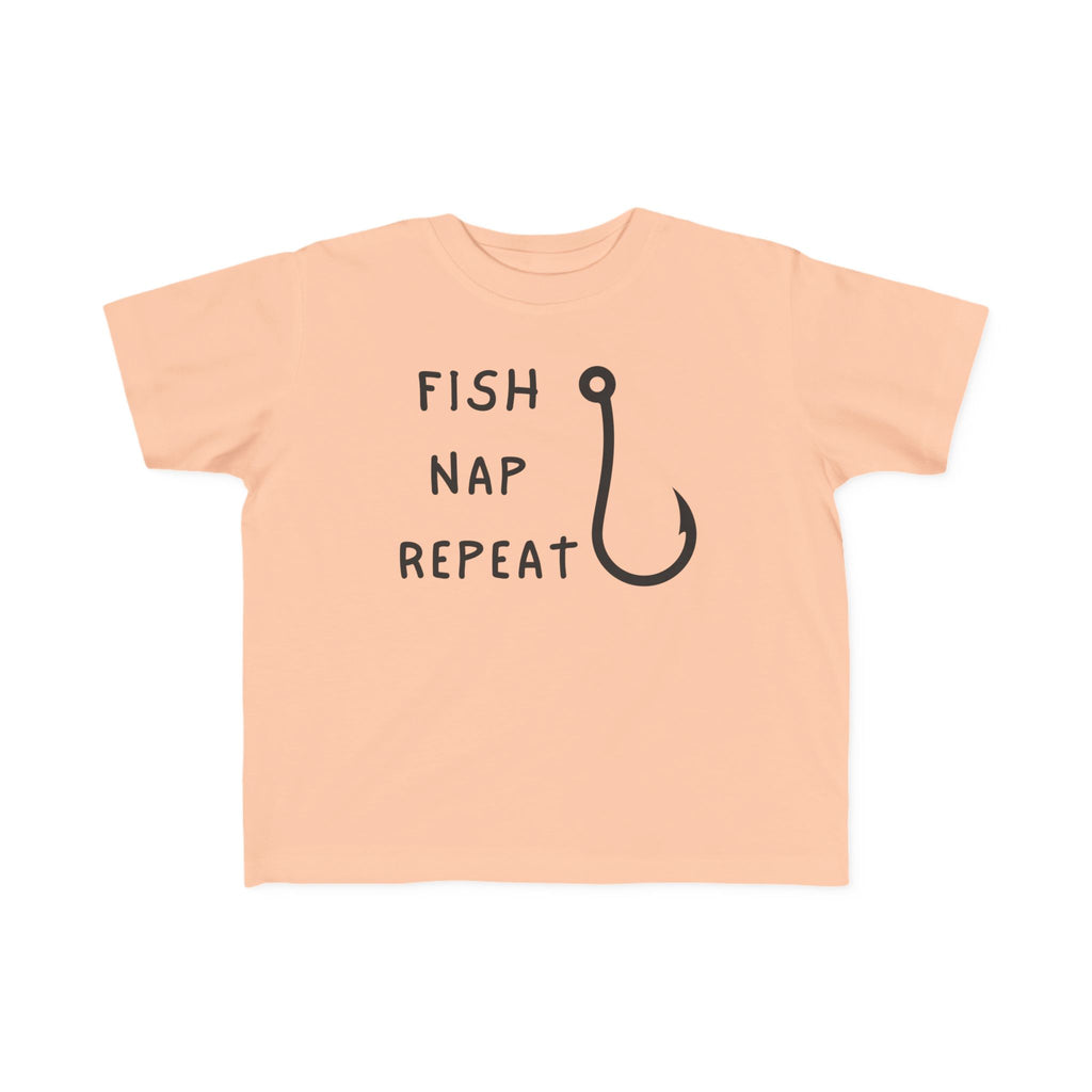 Fish, Nap, Repeat | Toddler Fishing Shirt