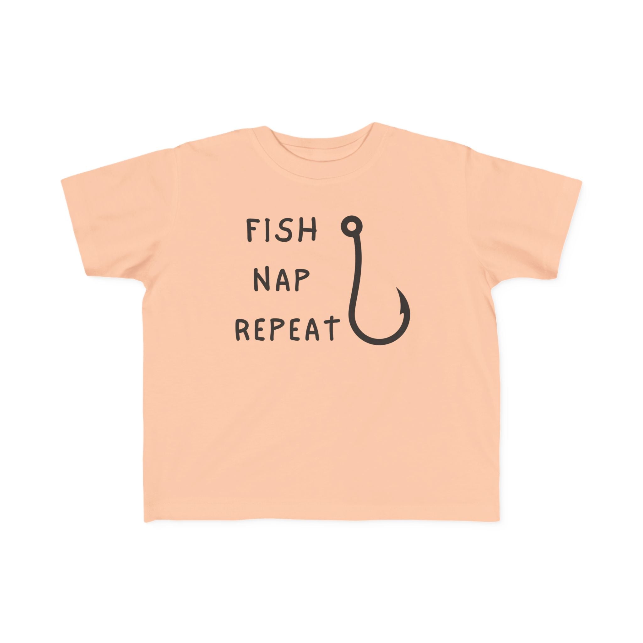 Fish, Nap, Repeat | Toddler Fishing Shirt