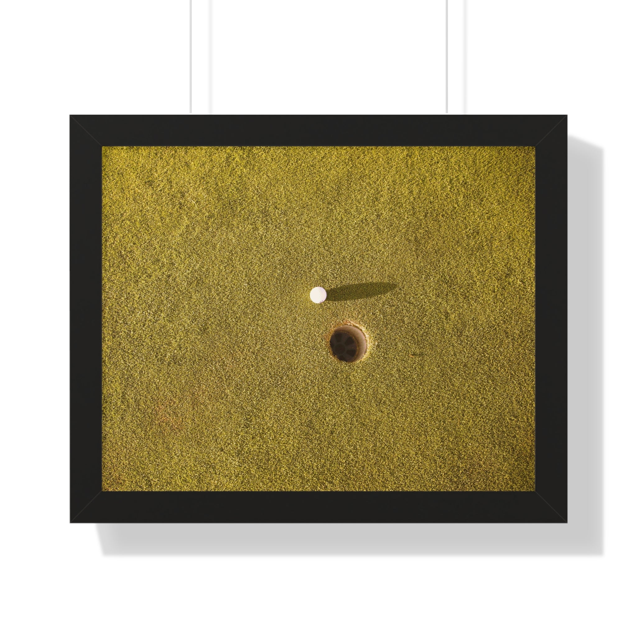 "Inches Away Golf Shot" - Golf Wall Art
