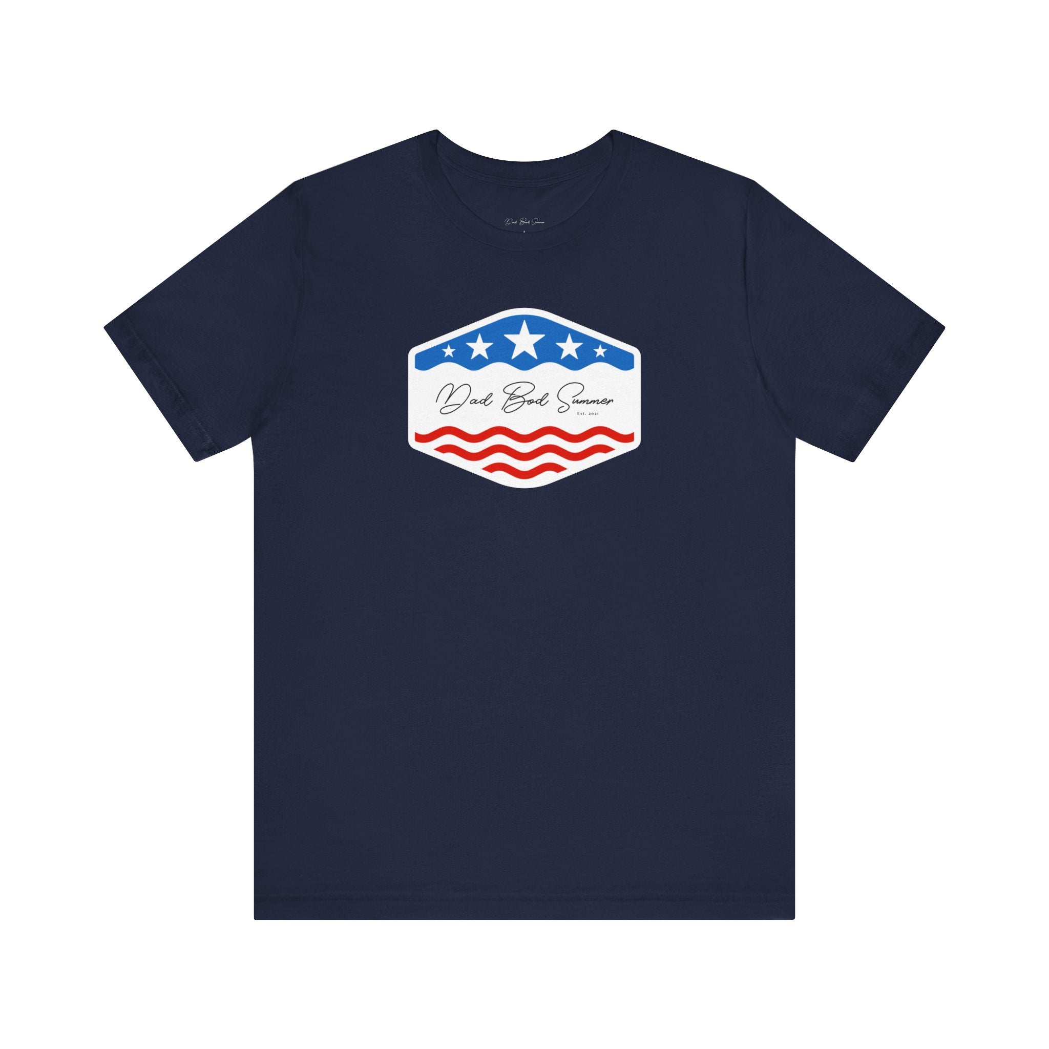 "Dad Bod Summer Shirt" - USA Flag Shirt