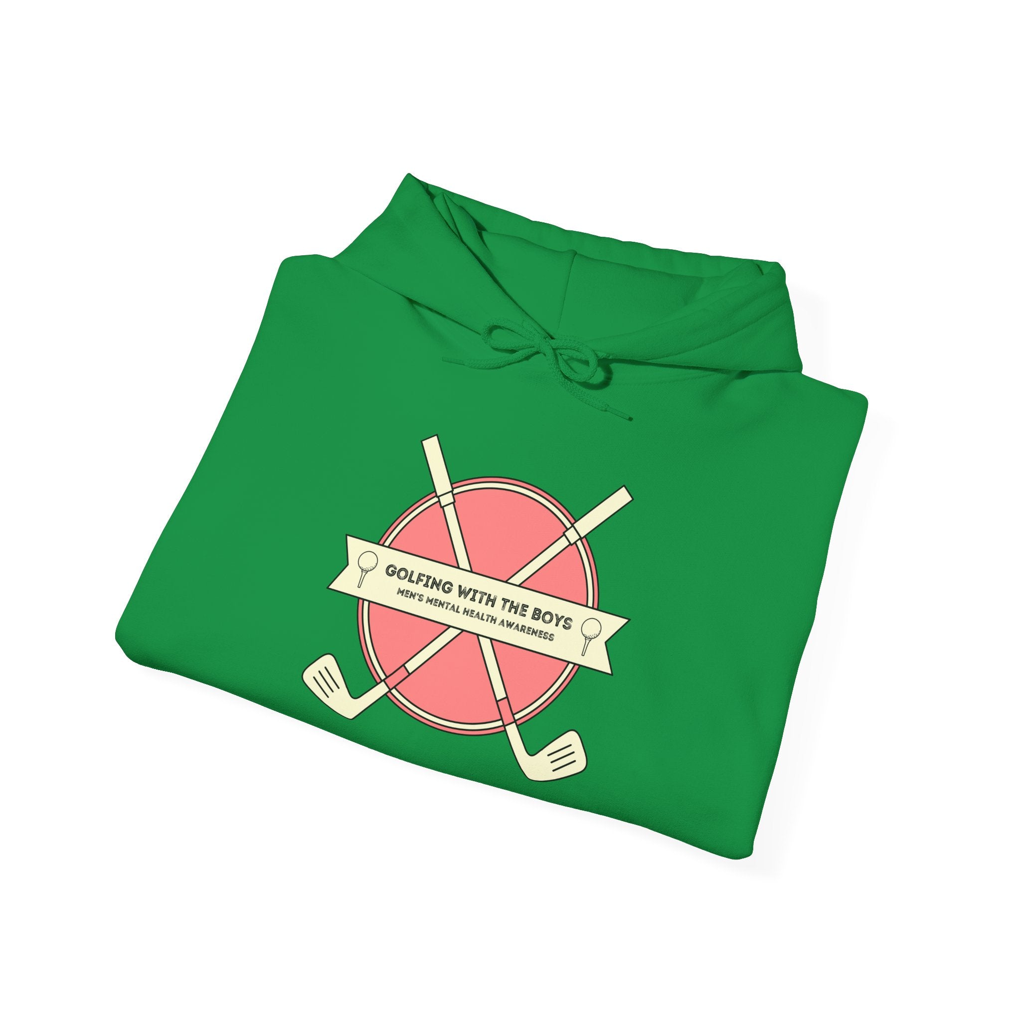 "Golfing With The Boys, Mental Health Support" - Golf Hoodie