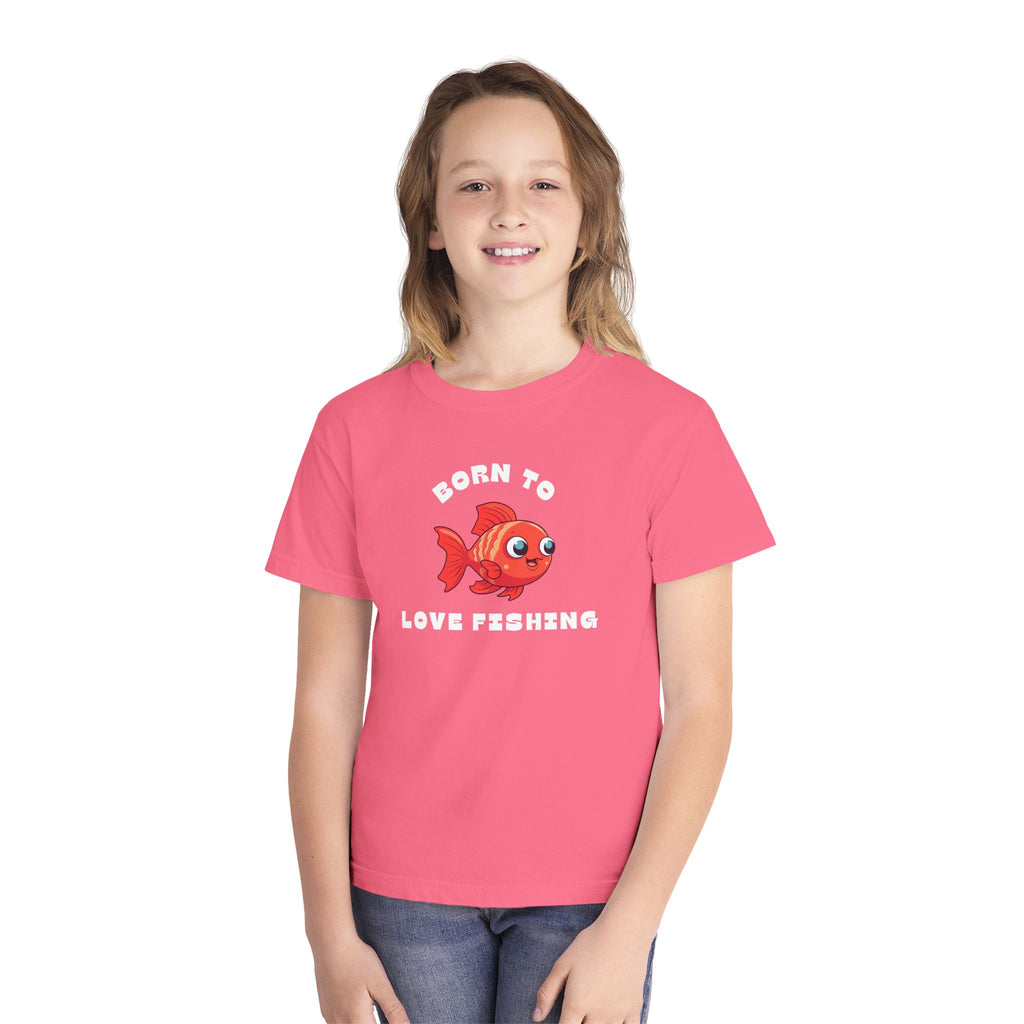 Born To Love Fishing | Toddler Fishing Shirt