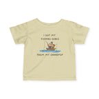 I Got My Fishing Genes From My Grandpop | Baby Fishing Shirts