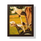 "Golf Clubs With A Retro Vibe" - Golf Wall Art