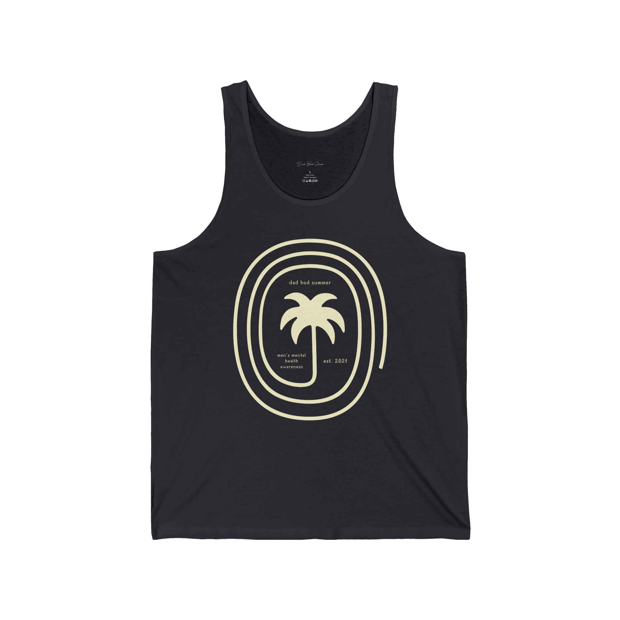 "Palm Trees Tank Top" - Men's Tank Top